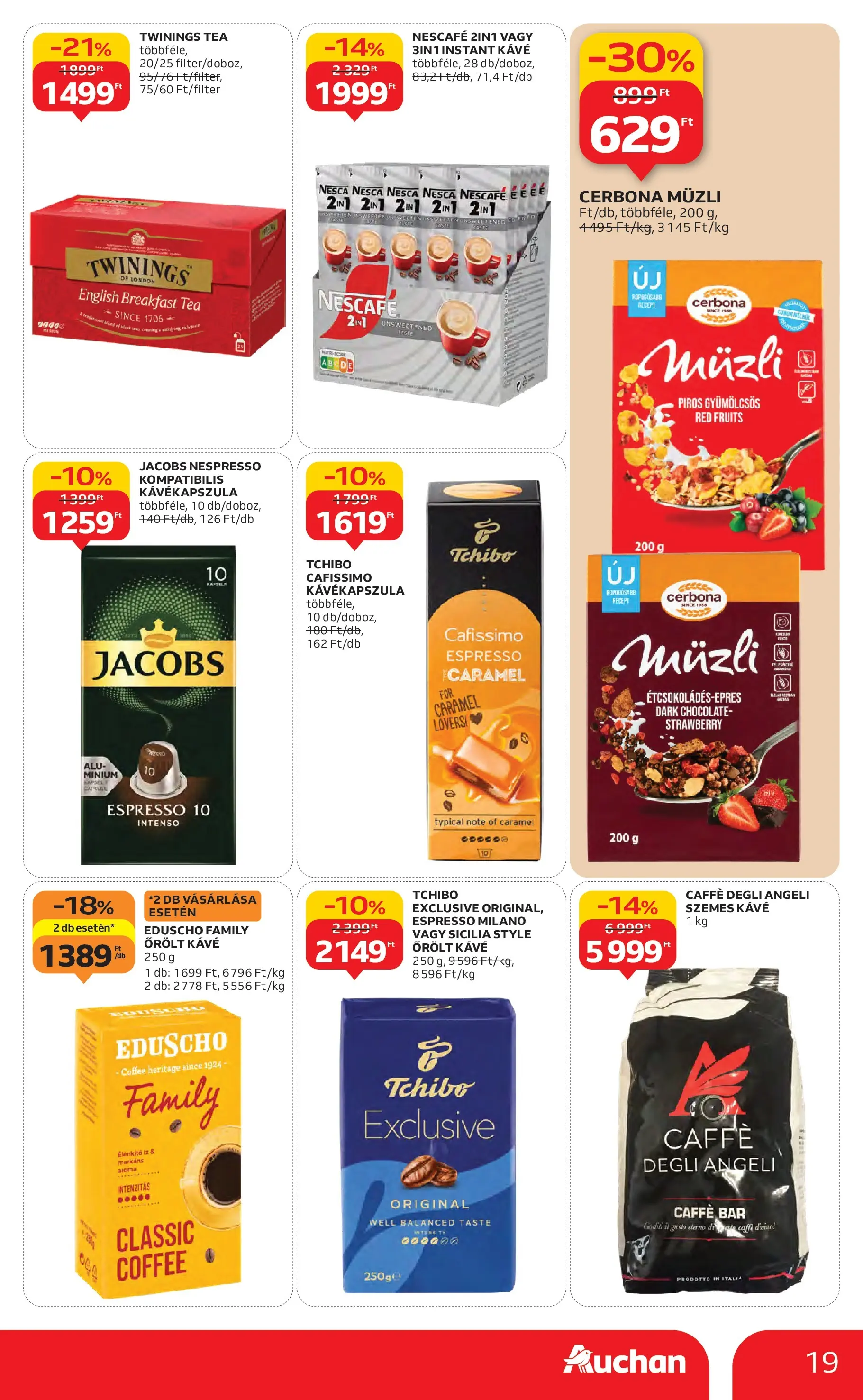 Akciós újság új Auchan - 2025.11.06. -tól/töl ⏳ | Oldal: 19 | Termékek: Cafissimo, Kávé, Szemes kávé, Őrölt kávé Auchan Akciós újság Miskolc - 2025.11.06. -tól/töl > akció, lapozható szórólap 🛍️ | Oldal: 19 | Termékek: Cafissimo, Kávé, Szemes kávé, Őrölt kávé