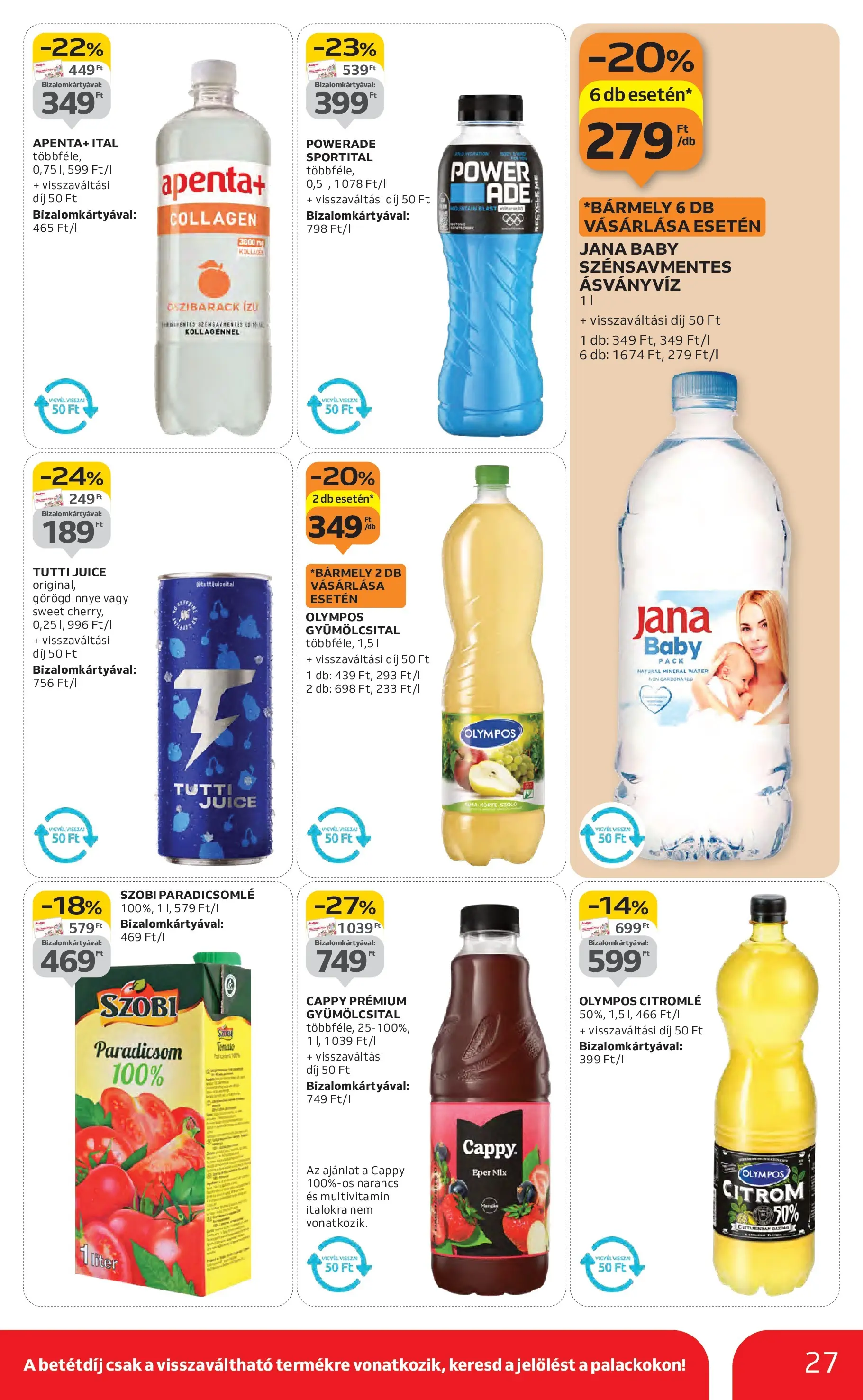 Akciós újság új Auchan - 2025.11.06. -tól/töl ⏳ | Oldal: 27 | Termékek: Paradicsomlé, Ásványvíz, Paradicsom, Eper Auchan Akciós újság Miskolc - 2025.11.06. -tól/töl > akció, lapozható szórólap 🛍️ | Oldal: 27 | Termékek: Paradicsomlé, Ásványvíz, Paradicsom, Eper