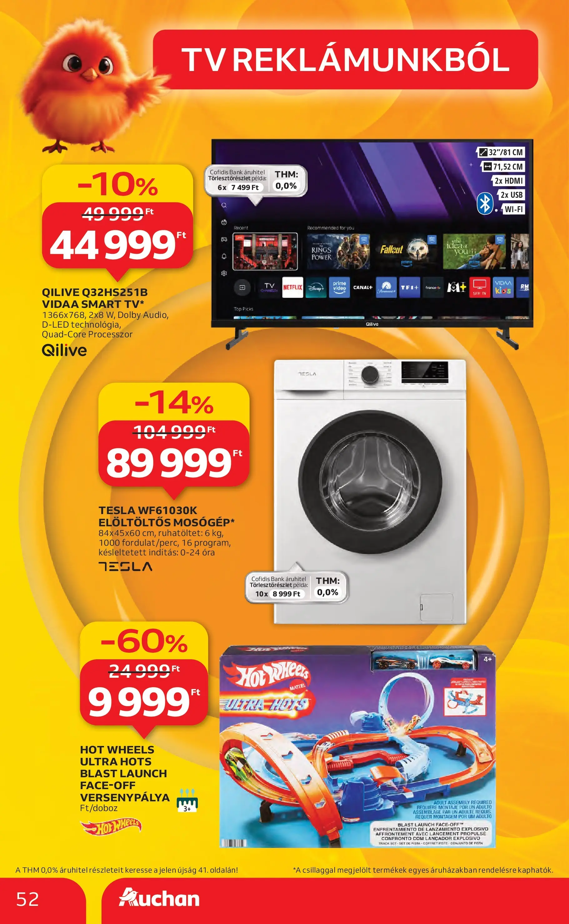 Akciós újság új Auchan - 2025.11.06. -tól/töl ⏳ | Oldal: 52 | Termékek: Videó, USB, TV, Óra Auchan Akciós újság Miskolc - 2025.11.06. -tól/töl > akció, lapozható szórólap 🛍️ | Oldal: 52 | Termékek: Videó, USB, TV, Óra