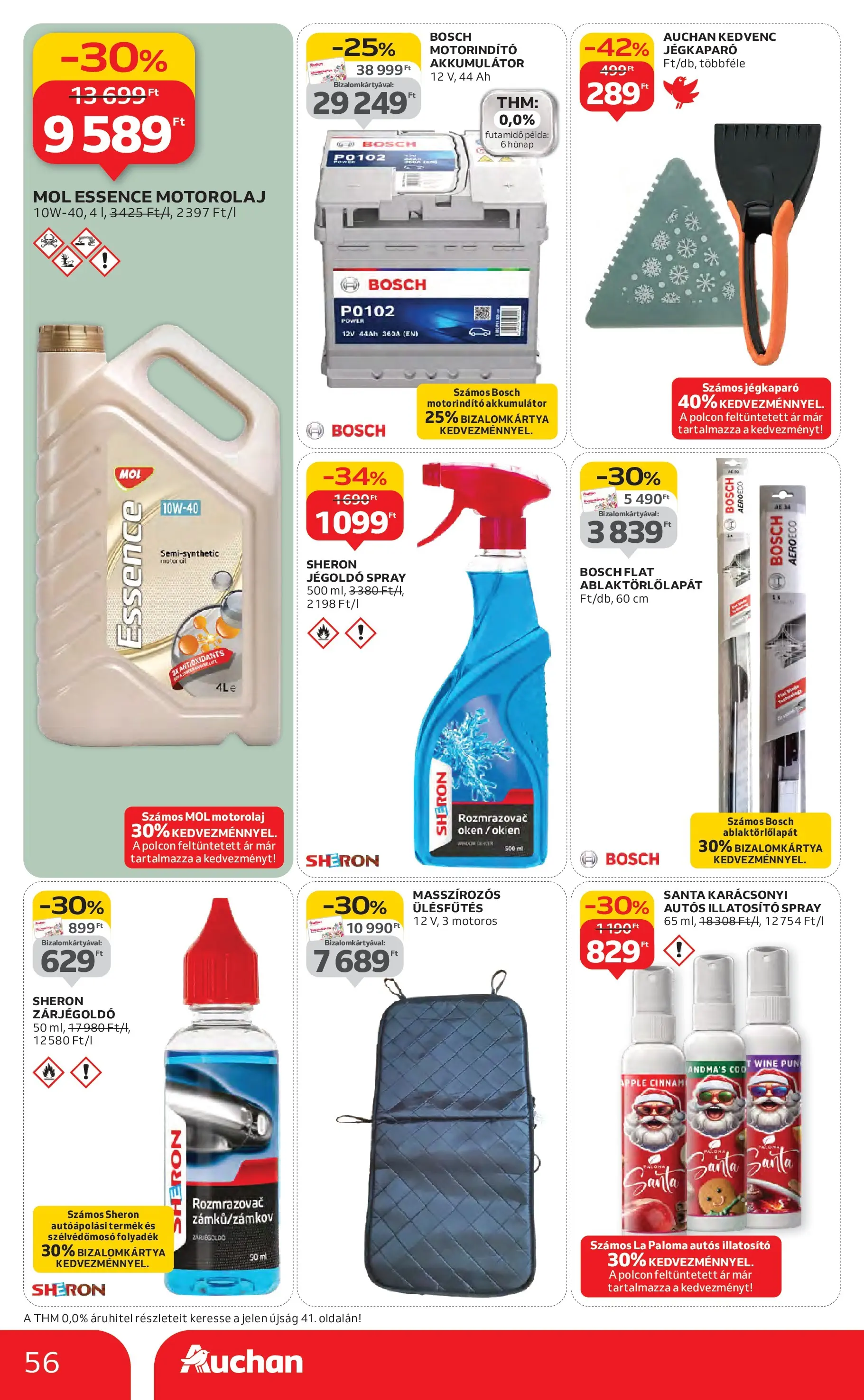 Akciós újság új Auchan - 2025.11.06. -tól/töl ⏳ | Oldal: 56 | Termékek: Akkumulátor, Motorolaj Auchan Akciós újság Miskolc - 2025.11.06. -tól/töl > akció, lapozható szórólap 🛍️ | Oldal: 56 | Termékek: Akkumulátor, Motorolaj
