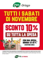 Pam Tutti i sabati di novembre - al 30.11.2025