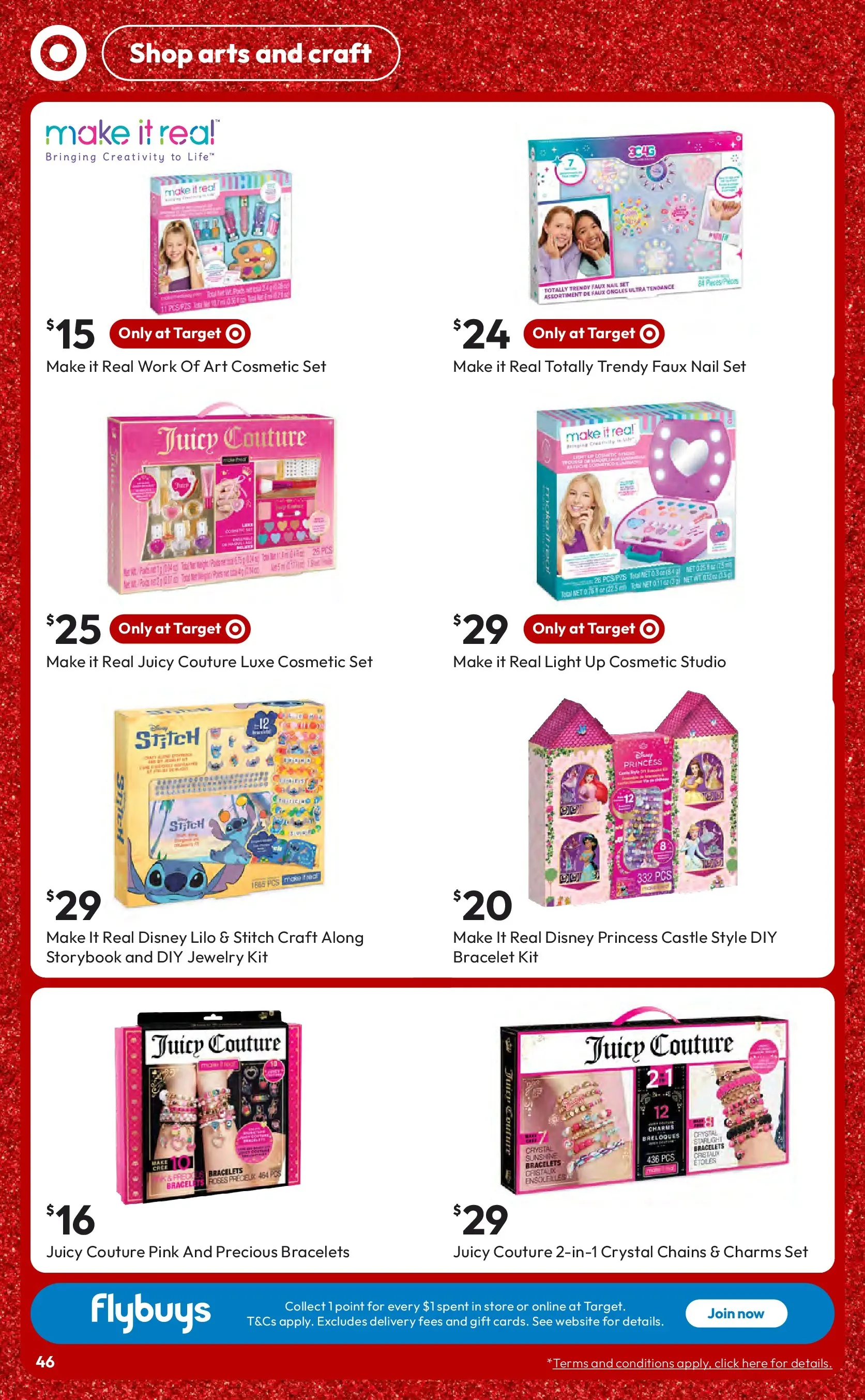 ﻿﻿Target catalogue valid from 05/11/2025 > Online Australia | Page: 46 | Products: Bracelet, Charms, Light, Nail set