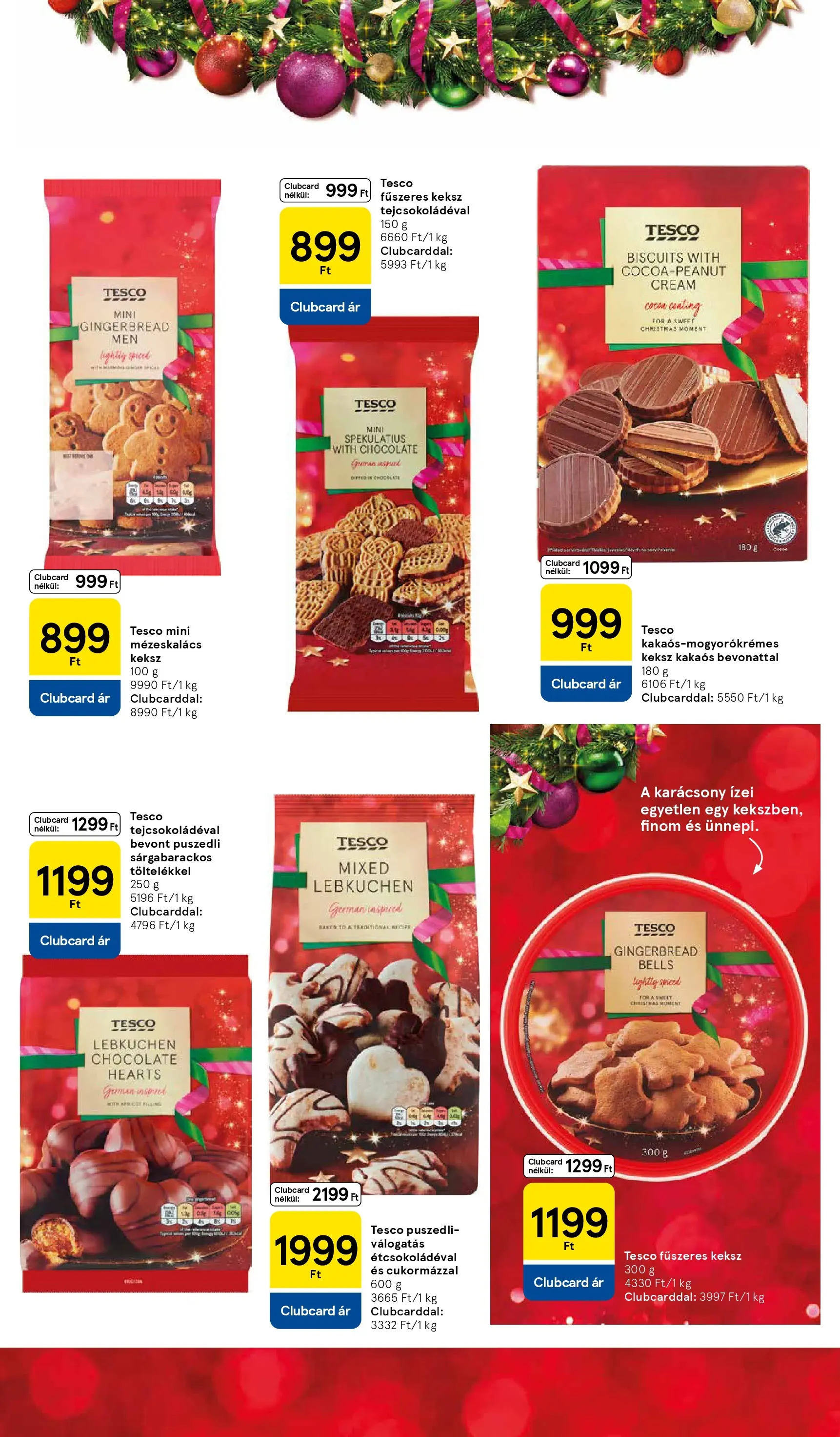 Tesco - Tesco újság érvényessége 2025.11.25-ig - 2025.11.04.-tól - online | Oldal: 3 | Termékek: Mézeskalács, Puszedli, Keksz