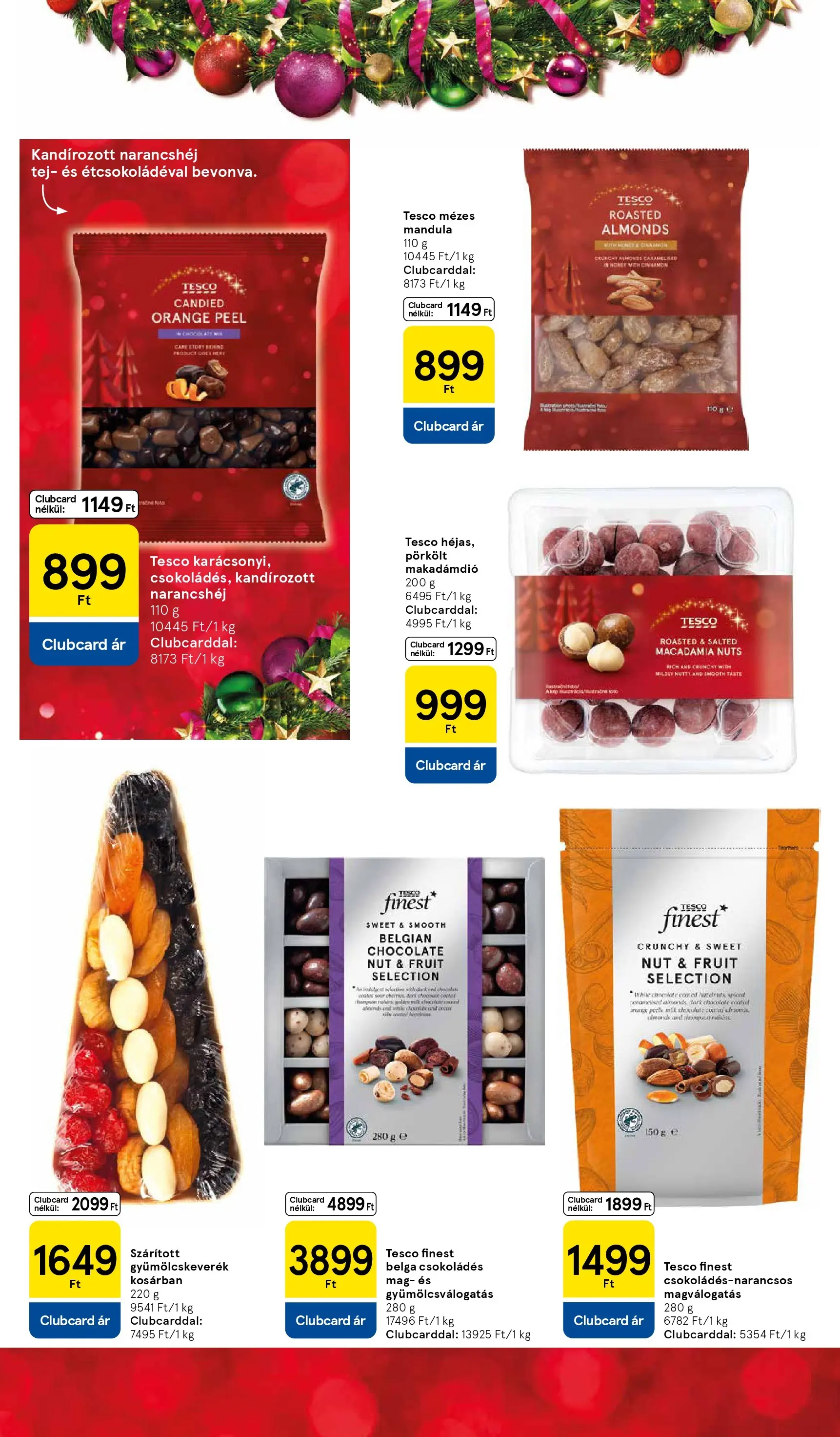 Tesco - Tesco újság érvényessége 2025.11.25-ig - 2025.11.04.-tól - online | Oldal: 6 | Termékek: Mandula, Tej, Makadámdió