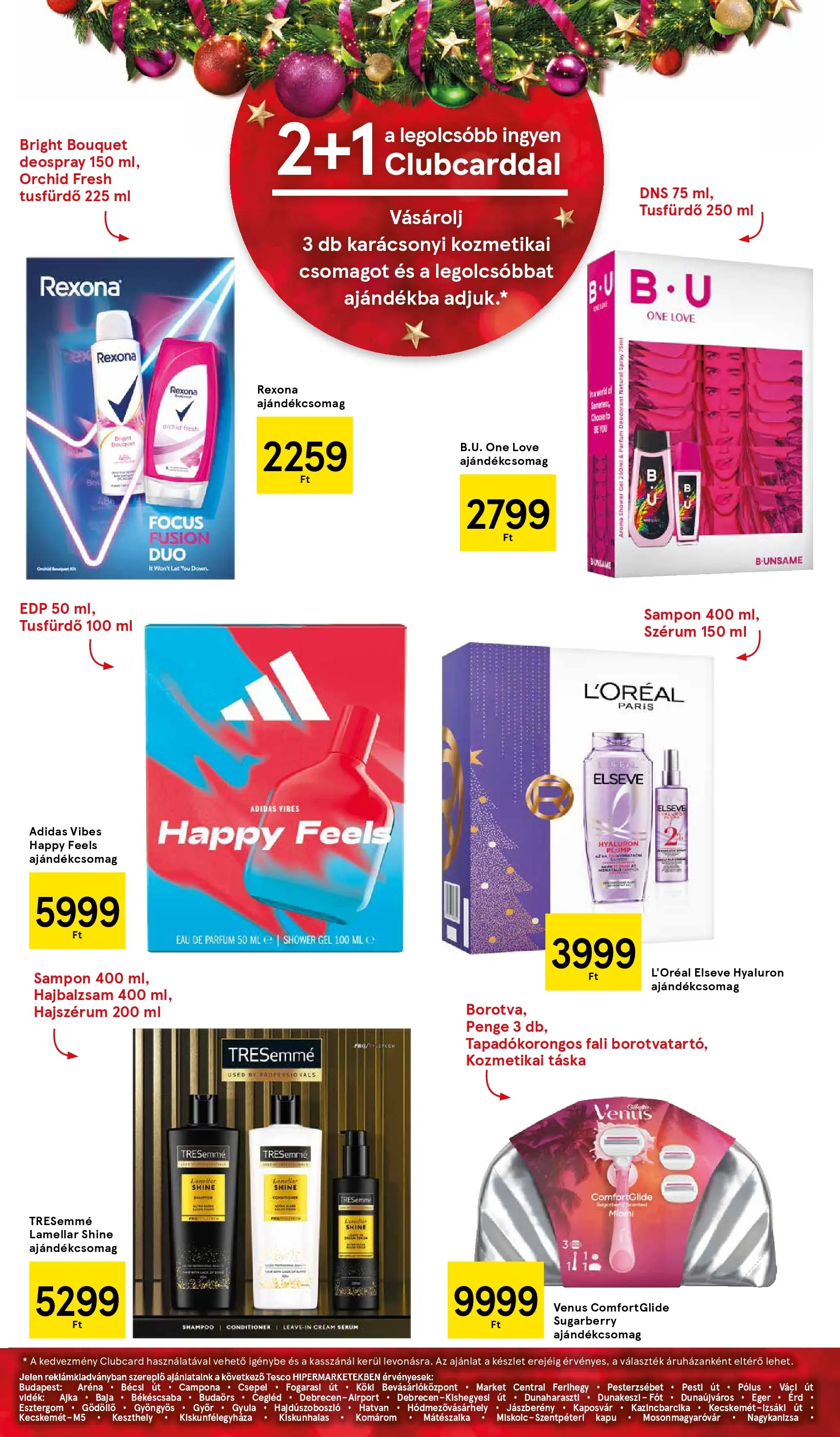 Tesco - Tesco újság érvényessége 2025.11.25-ig - 2025.11.04.-tól - online | Oldal: 14 | Termékek: Táska, Kapu, Parfüm, Tusfürdő