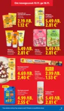 ЛИДЛ Празнуваме с любими продукти на ниска цена в ЛИДЛ с валидност до 16.11.2025 - от 10-11-25