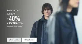 Singles’ Day Jusqu'à -40%