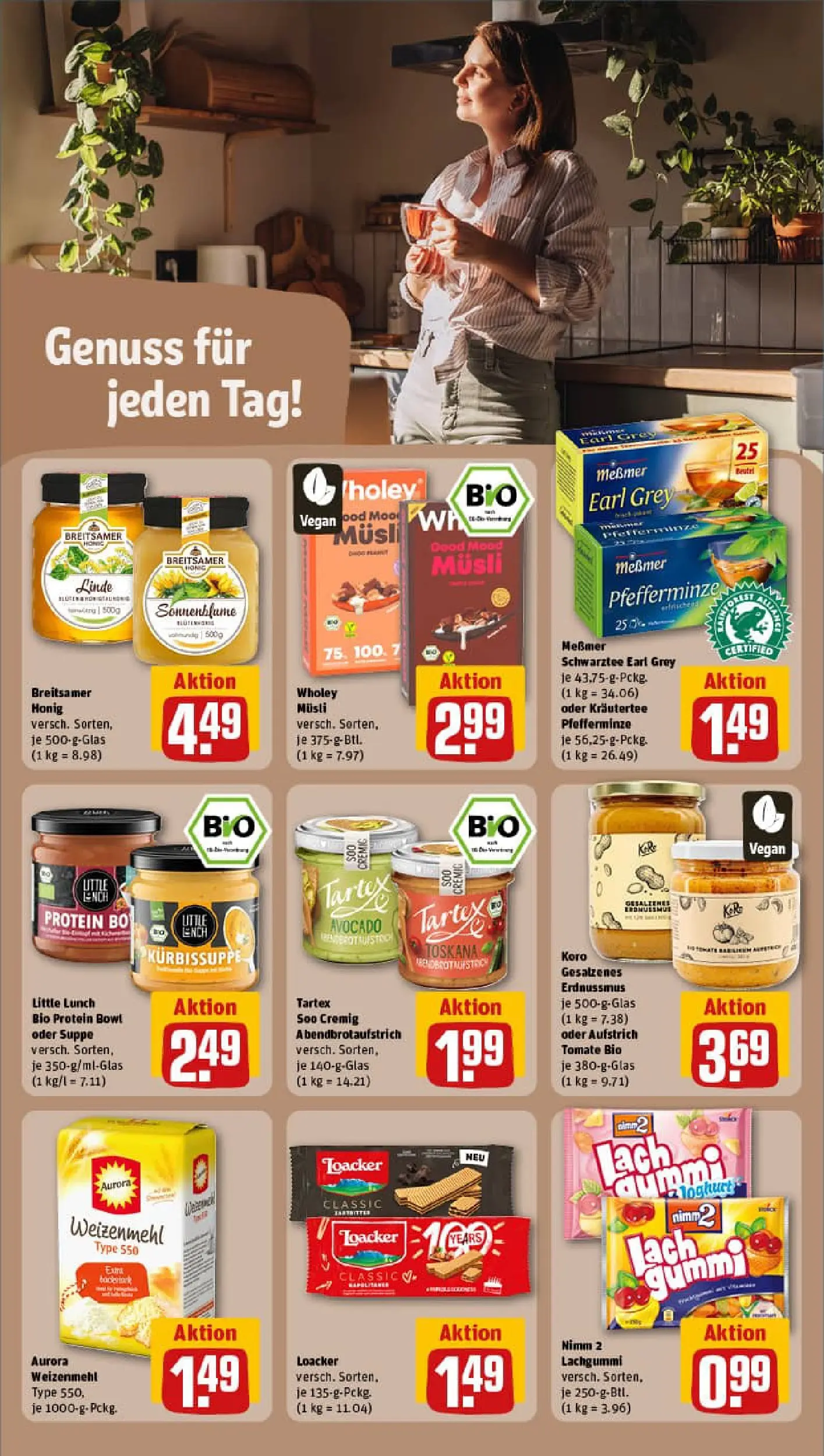 REWE Prospekt ab 09.11.2025 zum Blättern » Angebote | Seite: 14 | Produkte: Butter, Messmer, Weizenmehl, Avocado