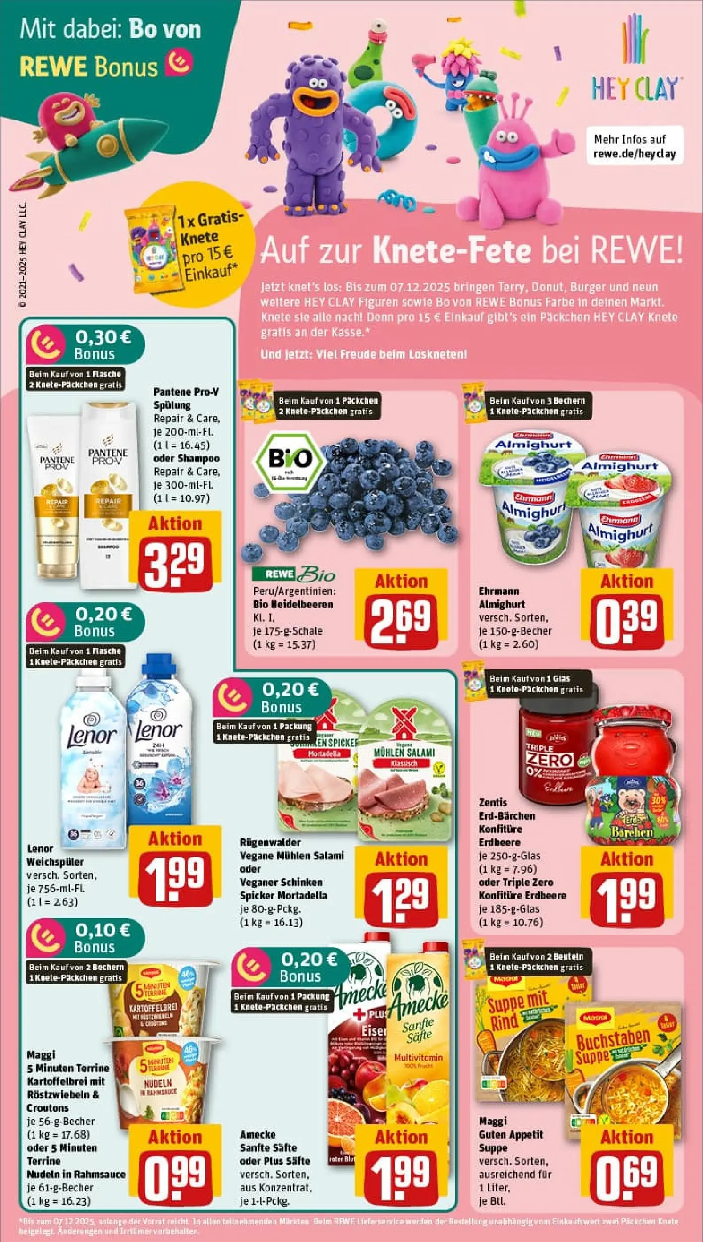 REWE Prospekt ab 10.11.2025 zum Blättern » Angebote | Seite: 13 | Produkte: Rum, Heidelbeeren, Weichspüler, Salami