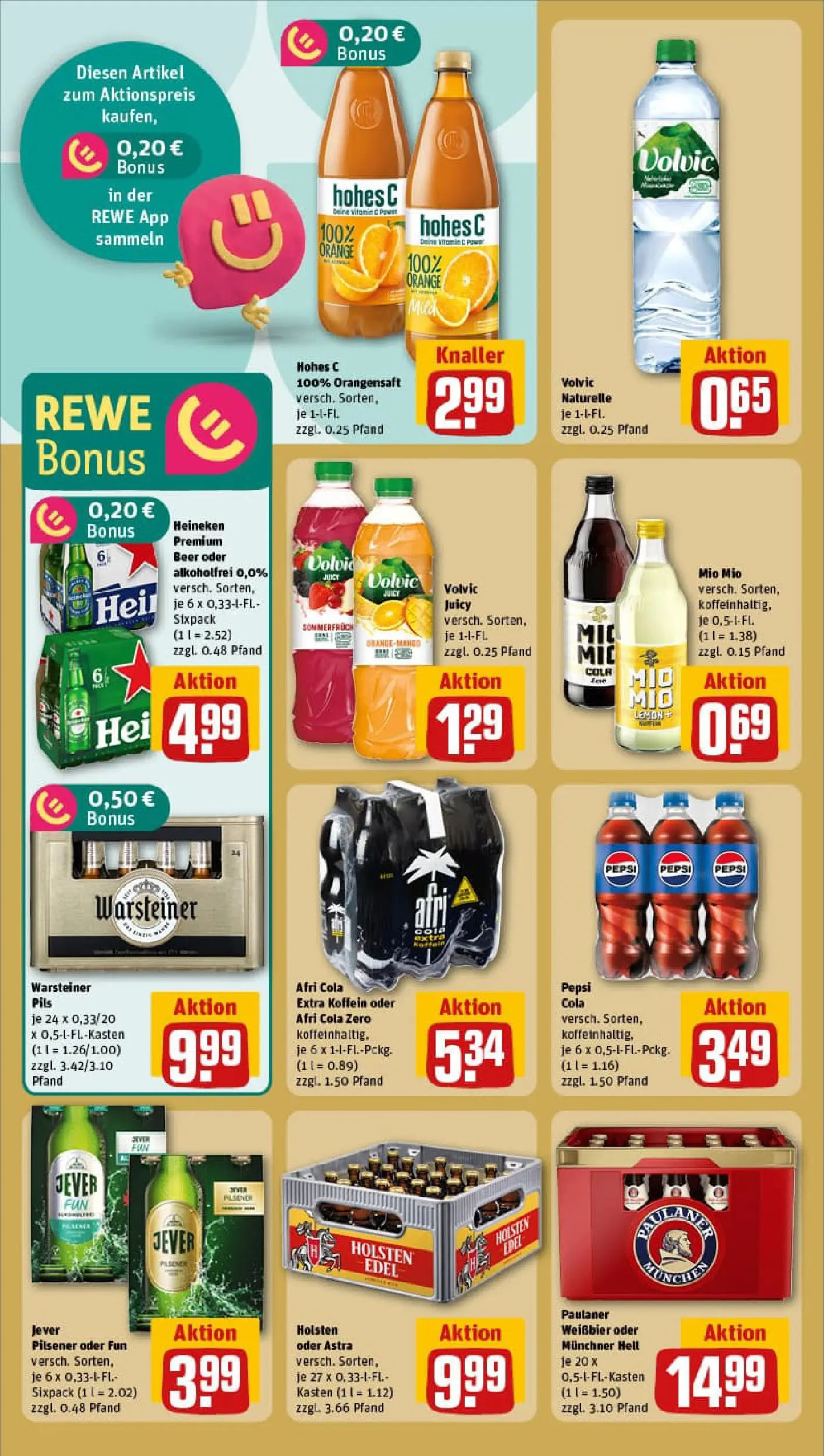 REWE Prospekt ab 10.11.2025 zum Blättern » Angebote | Seite: 20 | Produkte: Weißbier, Holsten, Pepsi, Paulaner