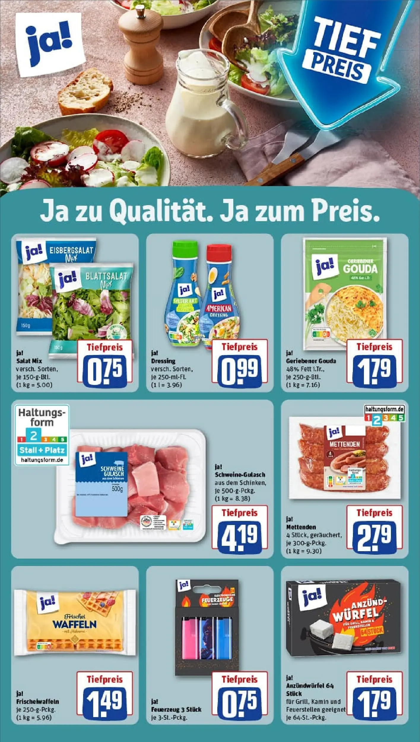 REWE Prospekt ab 10.11.2025 zum Blättern » Angebote | Seite: 17 | Produkte: Kamin, Gouda, Dressing, Eisbergsalat