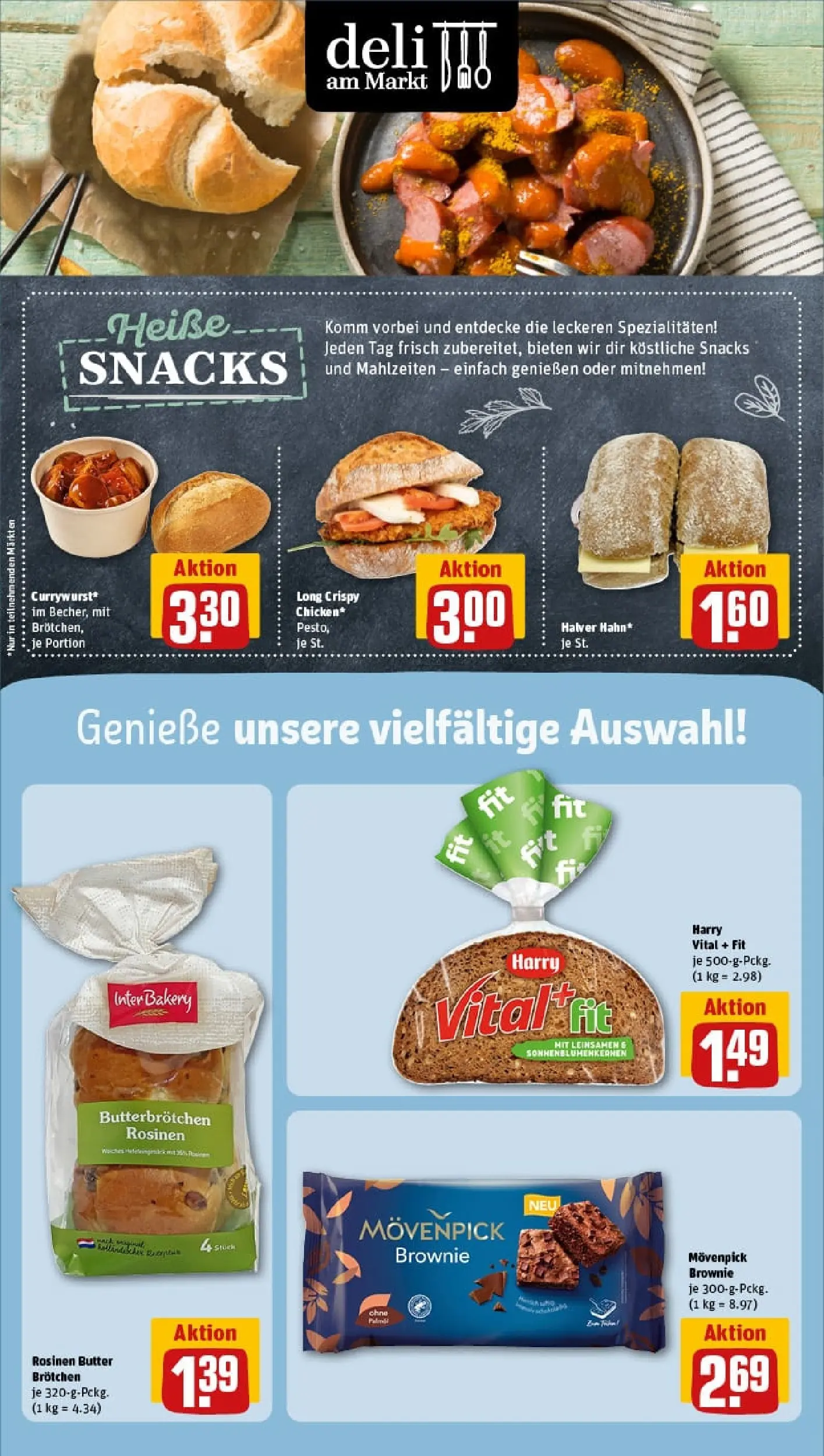 REWE Prospekt ab 10.11.2025 zum Blättern » Angebote | Seite: 11 | Produkte: Butter, Rosinen