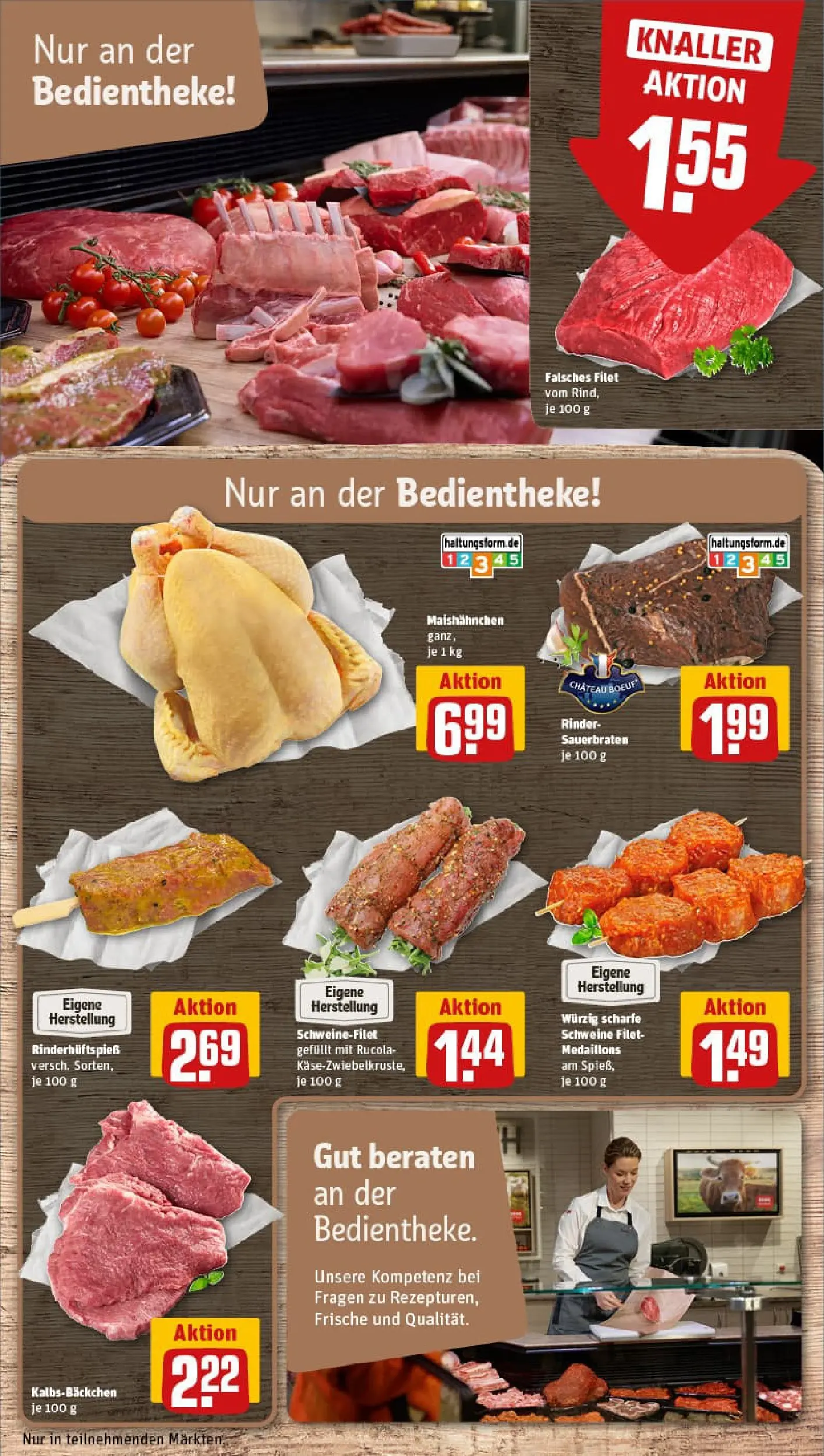 REWE Prospekt ab 10.11.2025 zum Blättern » Angebote | Seite: 10 | Produkte: Rucola, Schweinefilet