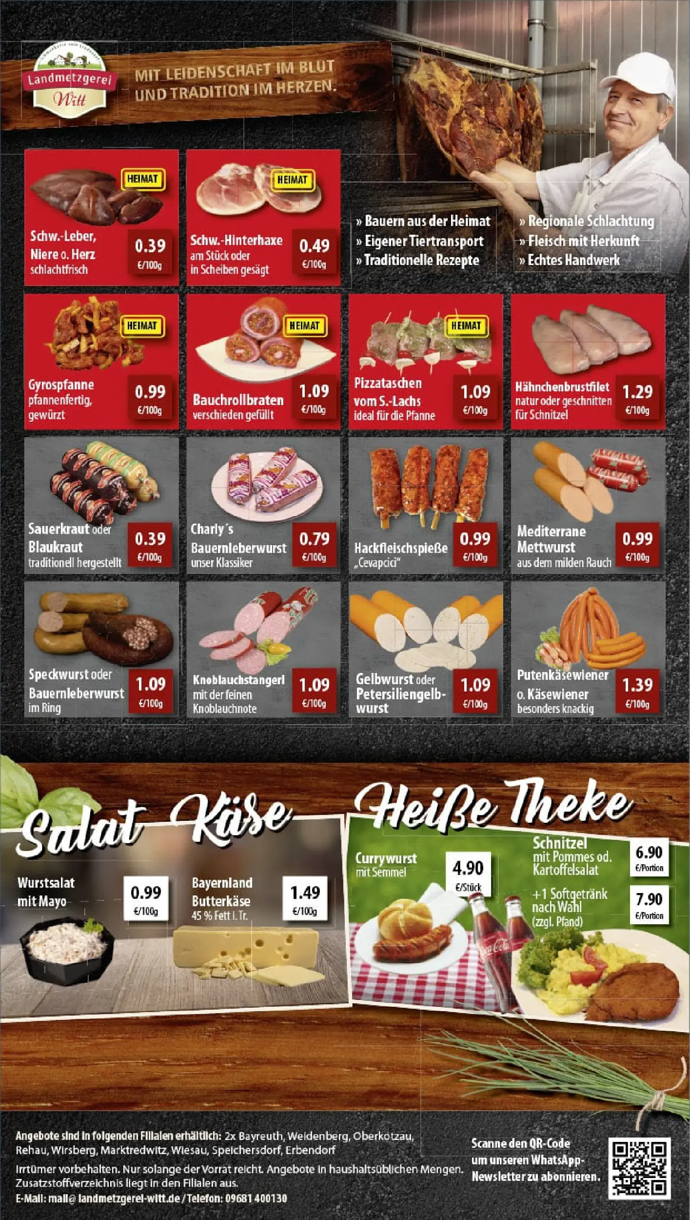 REWE Prospekt ab 10.11.2025 zum Blättern » Angebote | Seite: 9 | Produkte: Butter, Käse, Pommes, Fleisch