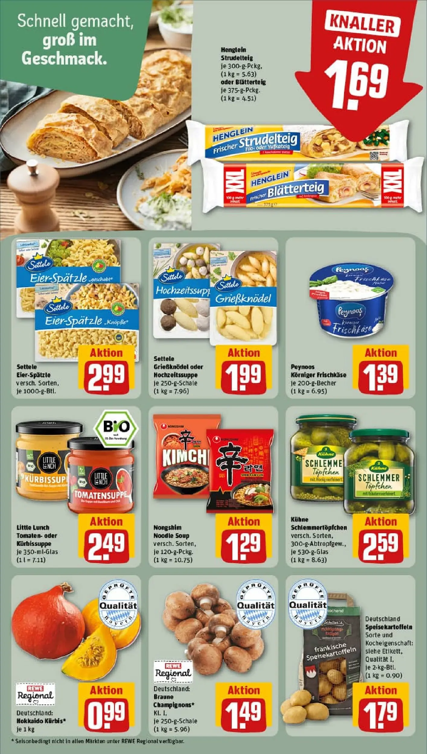 REWE Prospekt ab 10.11.2025 zum Blättern » Angebote | Seite: 18 | Produkte: Tomaten, Frischkase