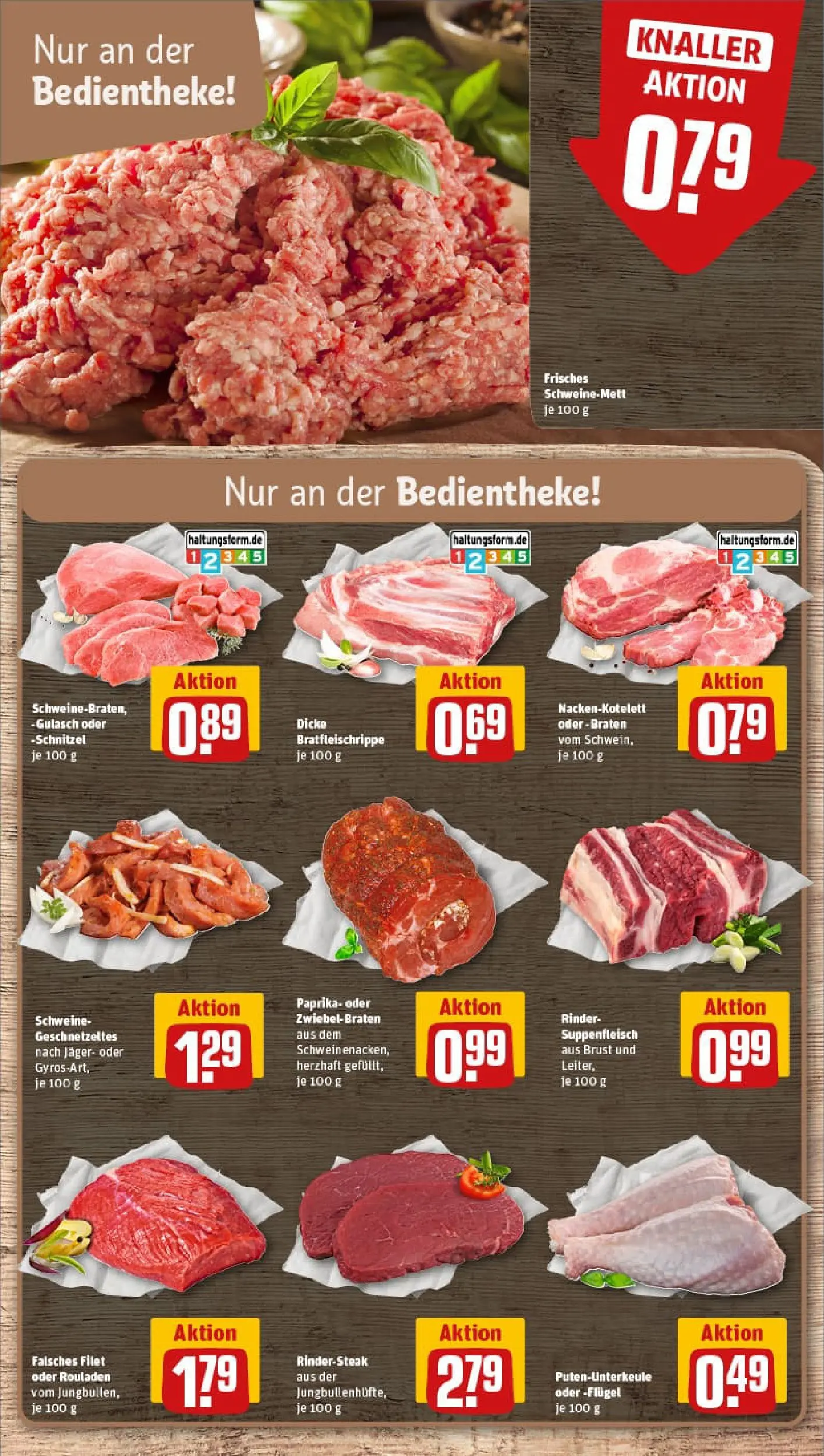 REWE Prospekt ab 10.11.2025 zum Blättern » Angebote | Seite: 8 | Produkte: Schnitzel, Paprika, Suppenfleisch, Steak