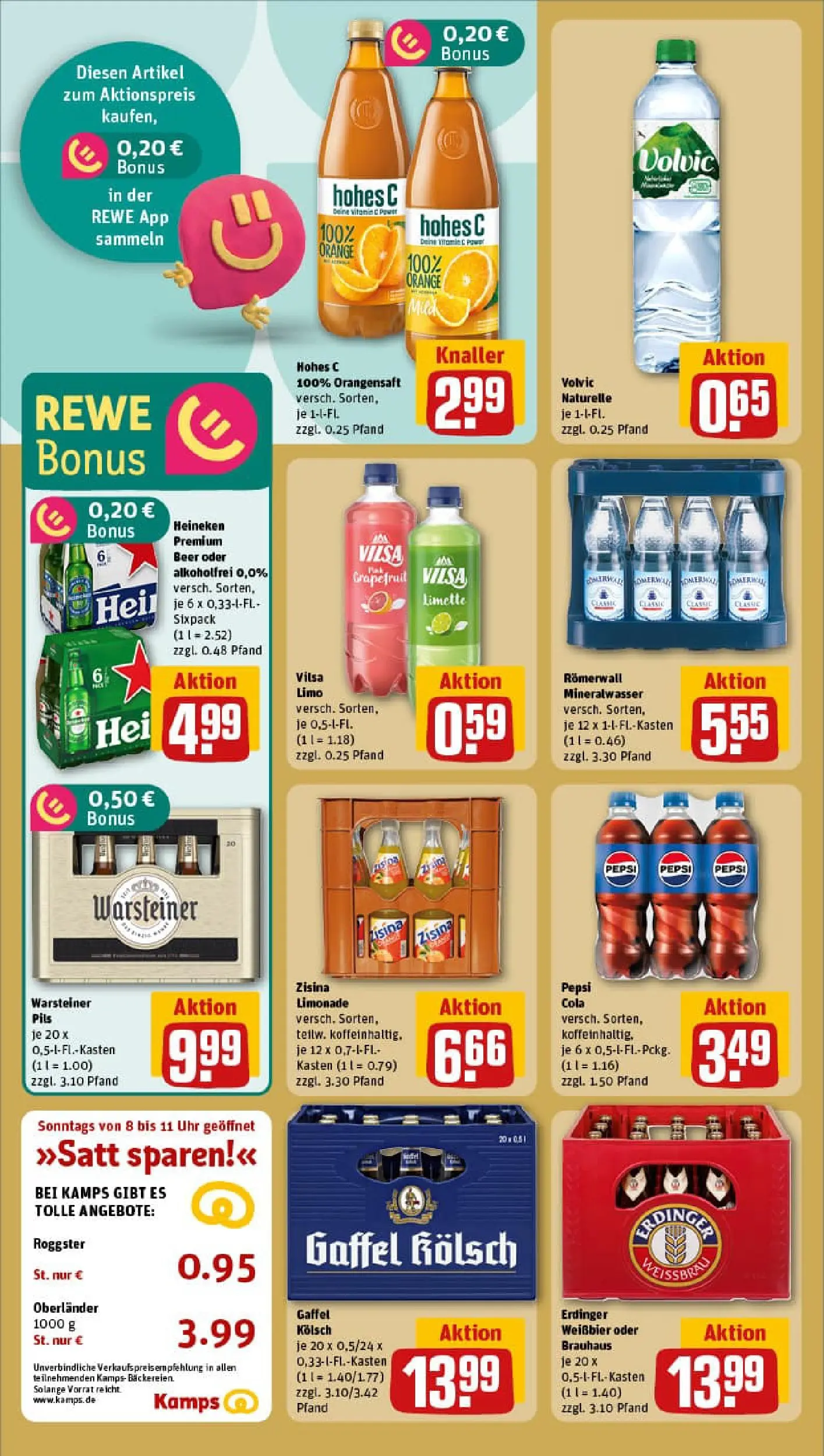 REWE Prospekt ab 10.11.2025 zum Blättern » Angebote | Seite: 16 | Produkte: Erdinger, Weißbier, Pils, Volvic