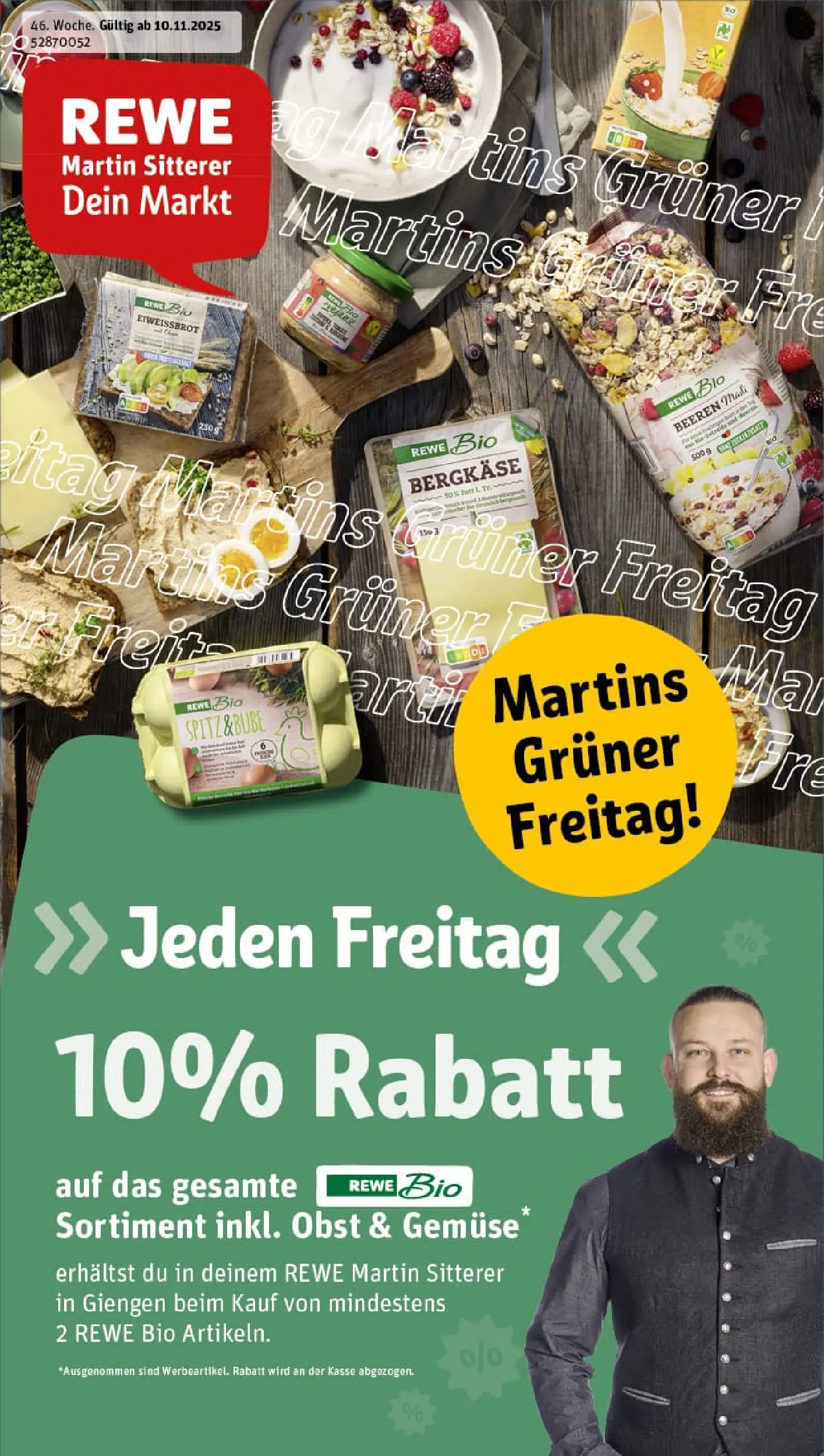 REWE Prospekt ab 09.11.2025 zum Blättern » Angebote | Seite: 1