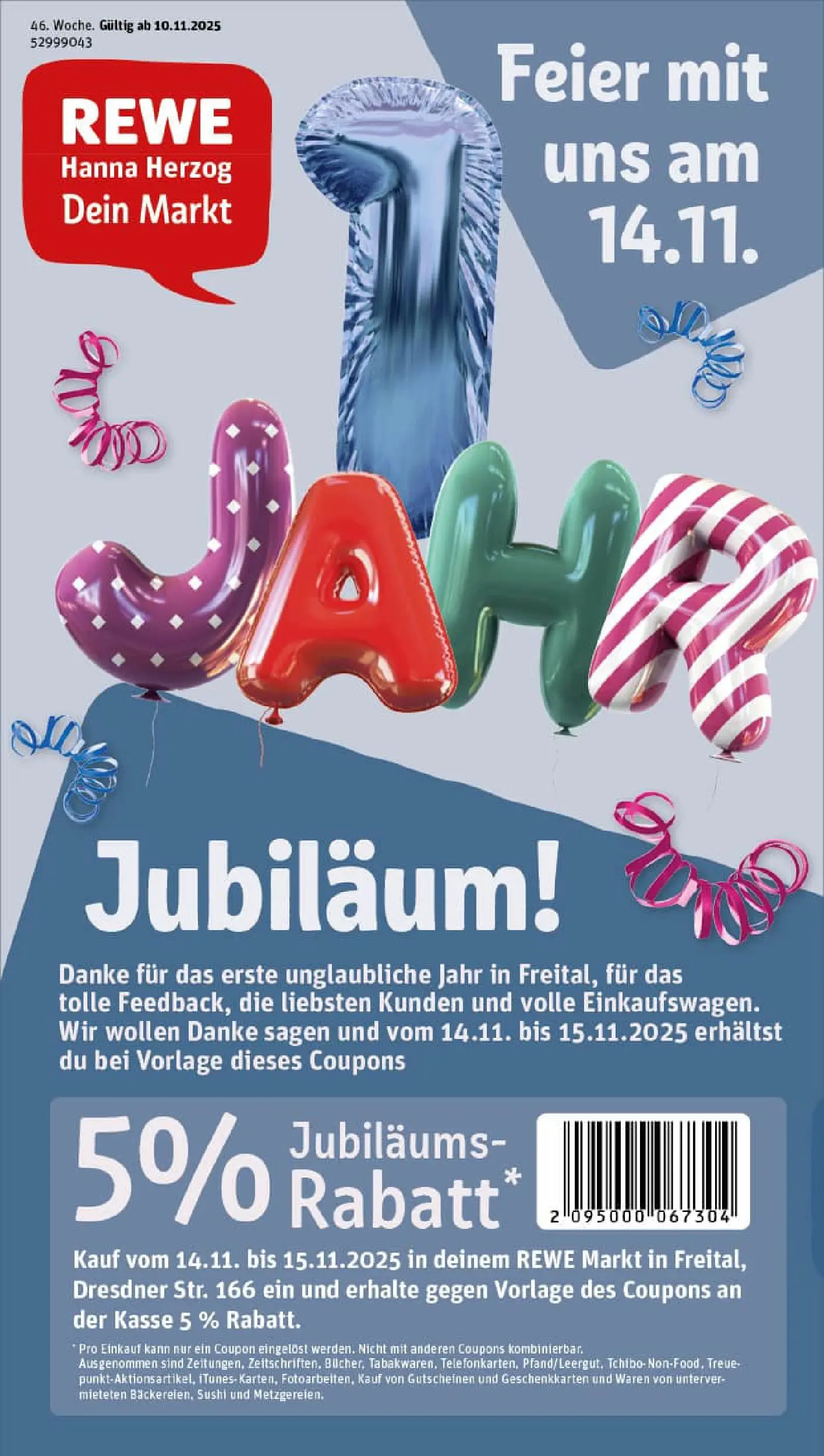 REWE Prospekt ab 10.11.2025 zum Blättern » Angebote | Seite: 1