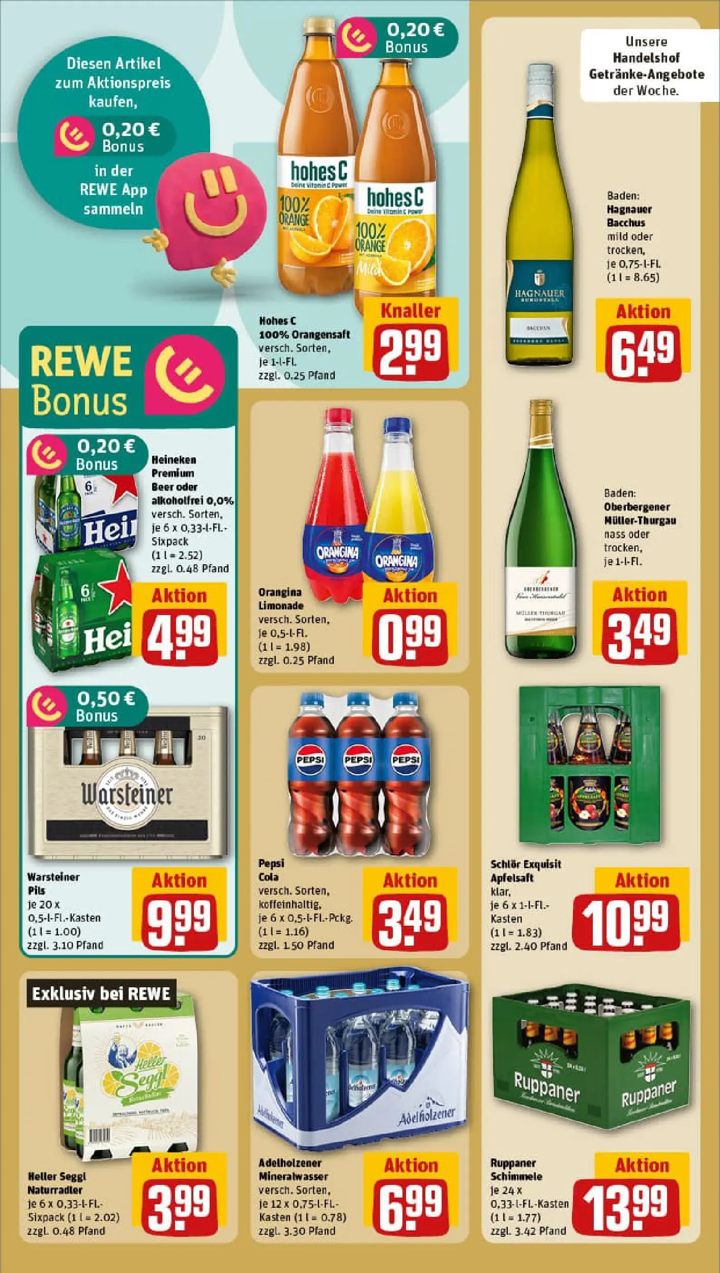 REWE Prospekt ab 10.11.2025 zum Blättern » Angebote | Seite: 18 | Produkte: Pils, Limonade, Mineralwasser, Pepsi