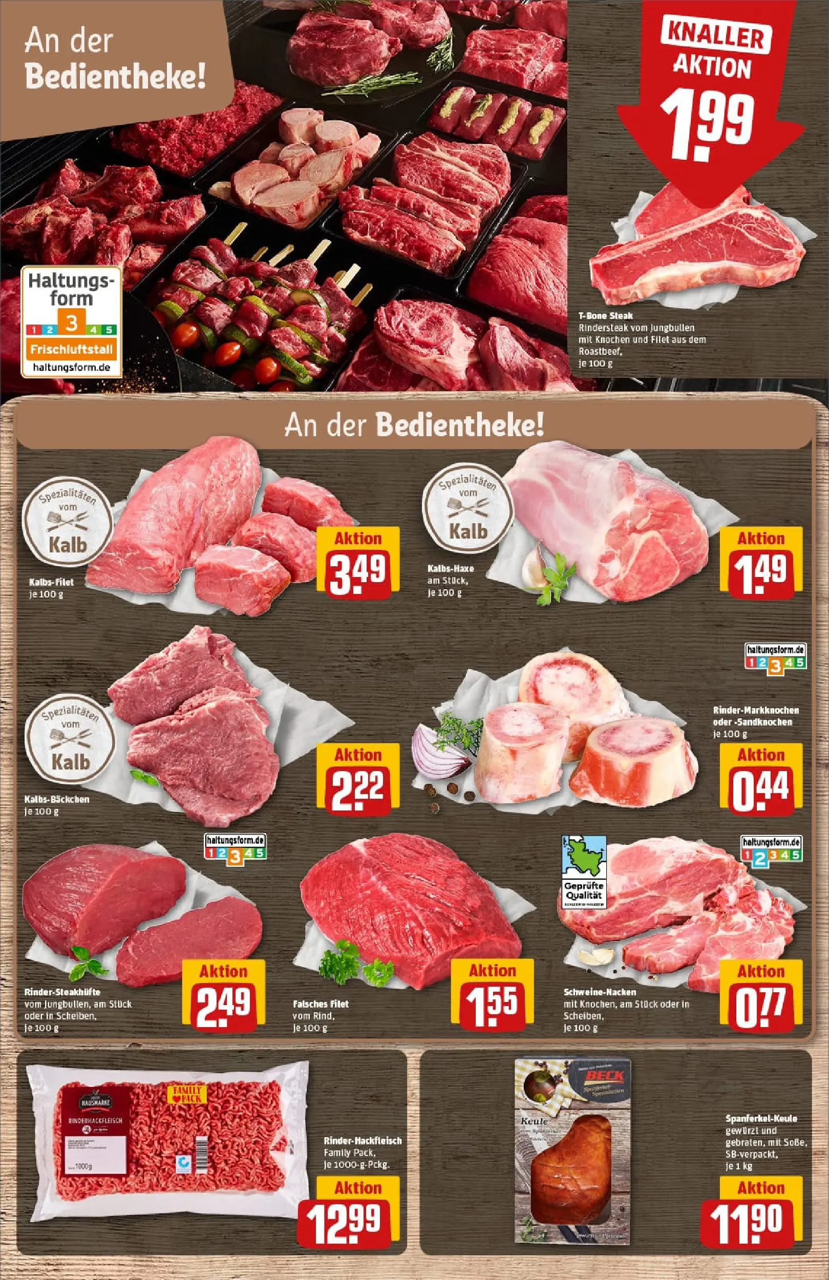 REWE Prospekt ab 10.11.2025 zum Blättern » Angebote | Seite: 9 | Produkte: Schweinenacken, Steak
