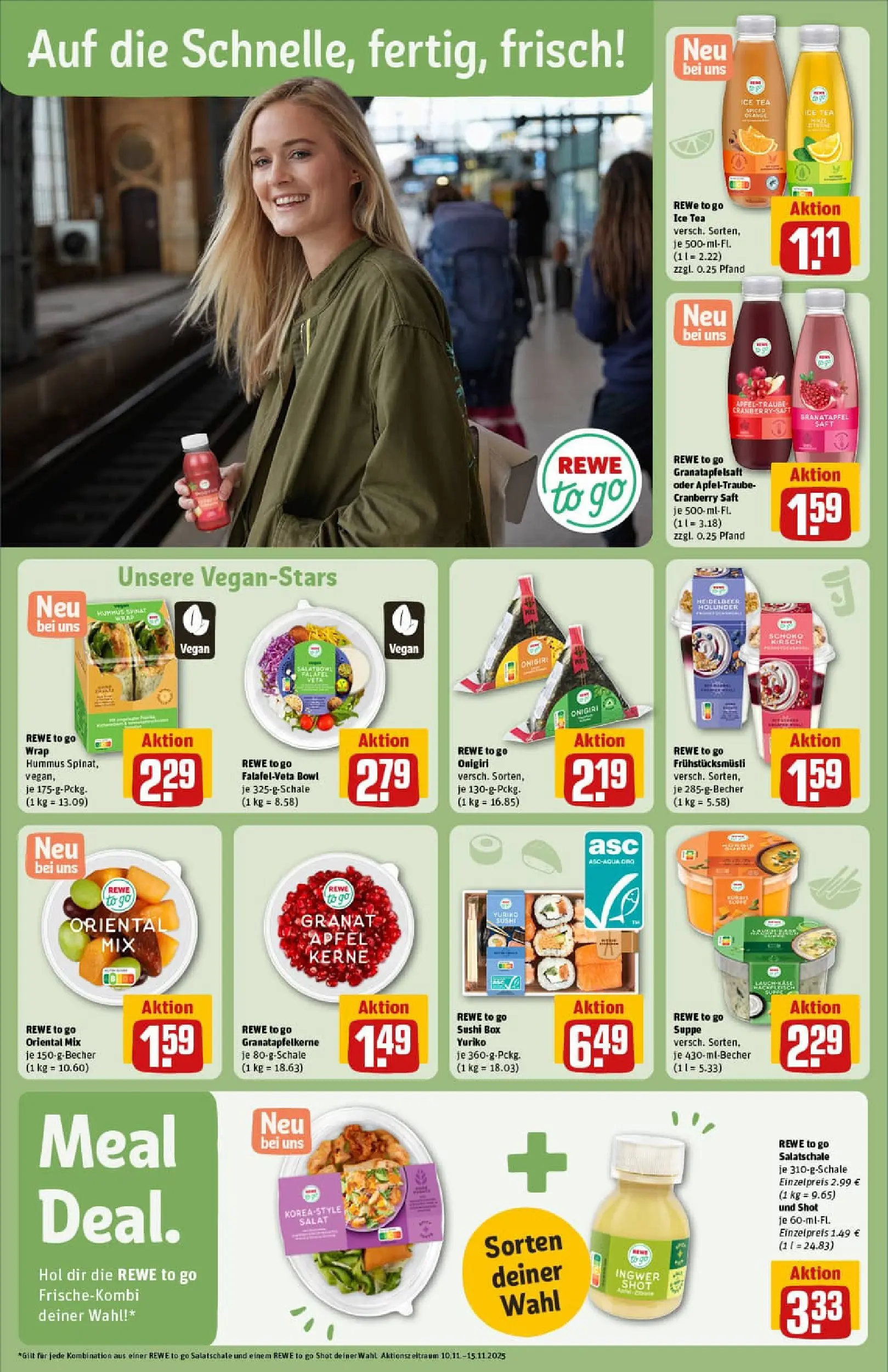 REWE Prospekt ab 09.11.2025 zum Blättern » Angebote | Seite: 23