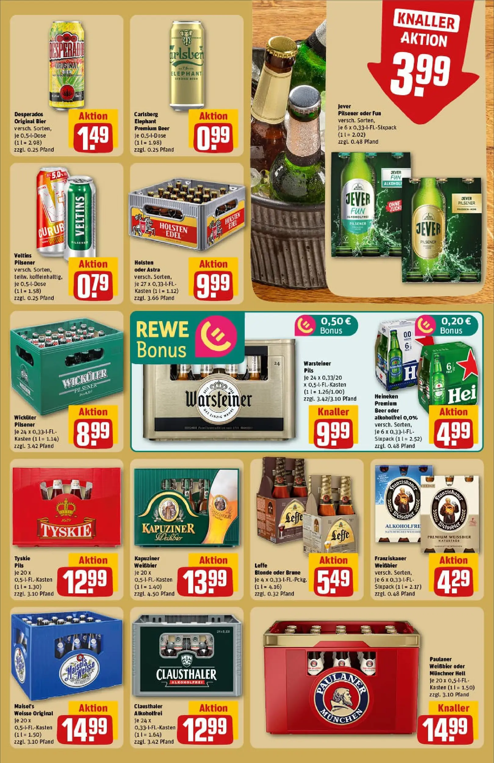 REWE Prospekt ab 10.11.2025 zum Blättern » Angebote | Seite: 25 | Produkte: Carlsberg, Holsten, Heineken, Desperados