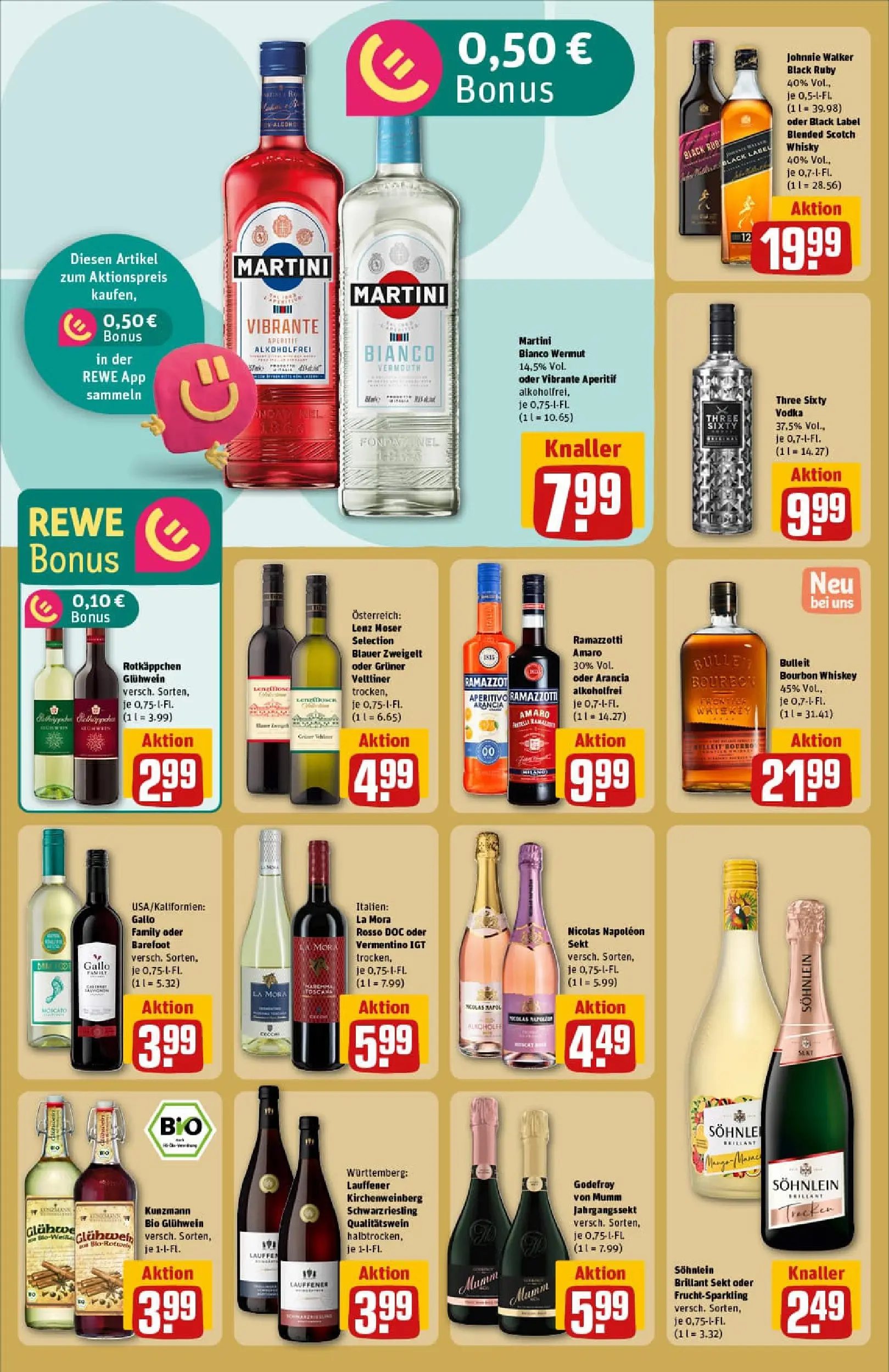REWE Prospekt ab 10.11.2025 zum Blättern » Angebote | Seite: 26 | Produkte: Sekt, Rotkäppchen, Bourbon, Ramazzotti