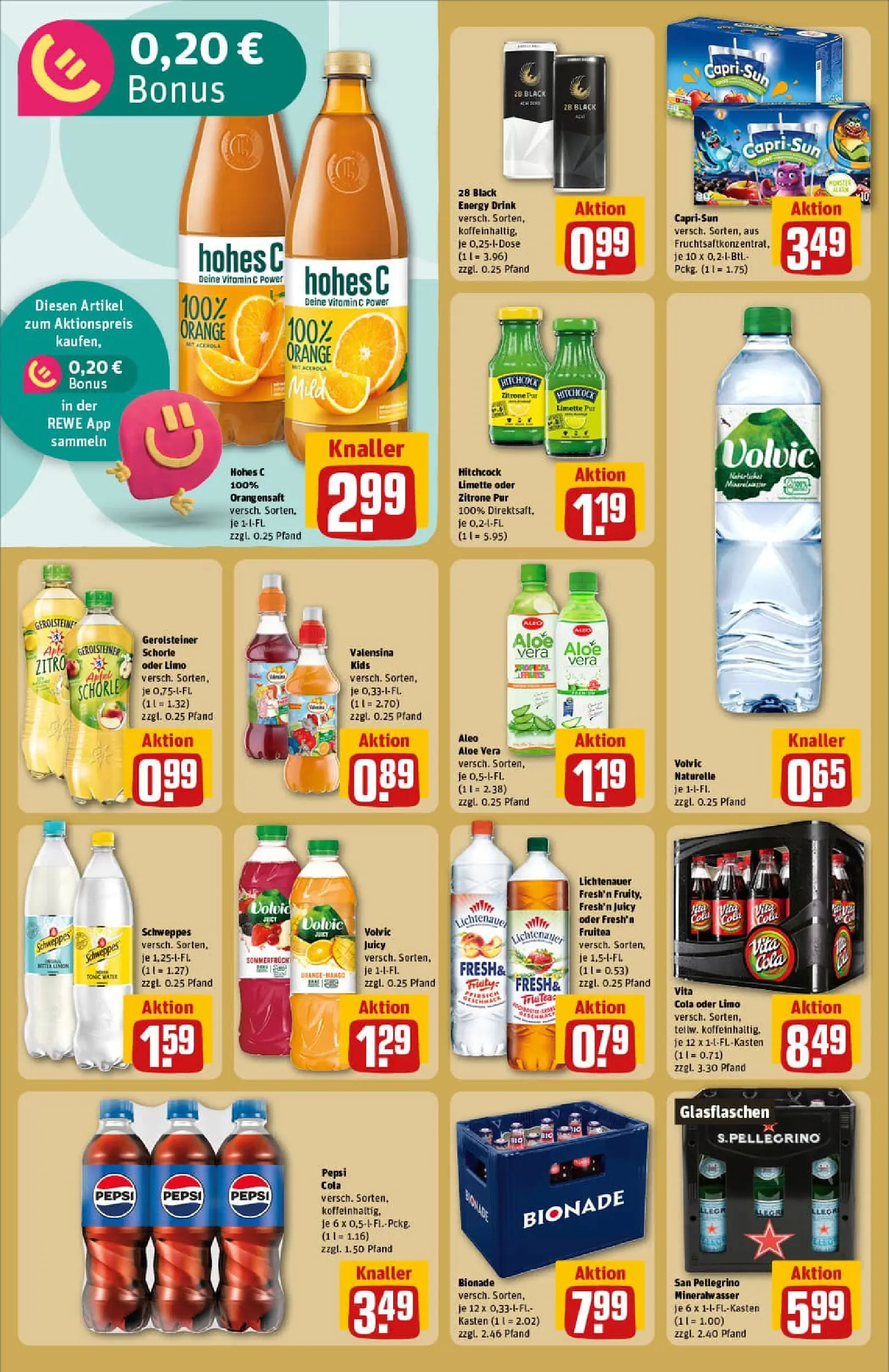 REWE Prospekt ab 10.11.2025 zum Blättern » Angebote | Seite: 22 | Produkte: Capri sun, Energy, Limette, Volvic