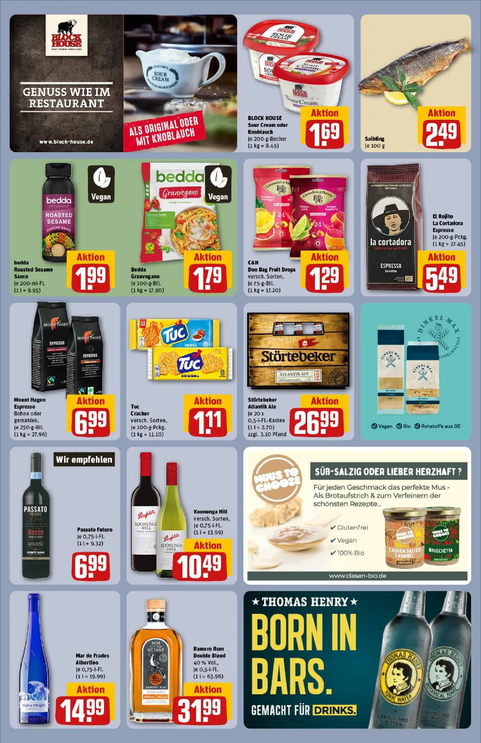 REWE Prospekt ab 10.11.2025 zum Blättern » Angebote | Seite: 34 | Produkte: Rum, Knoblauch
