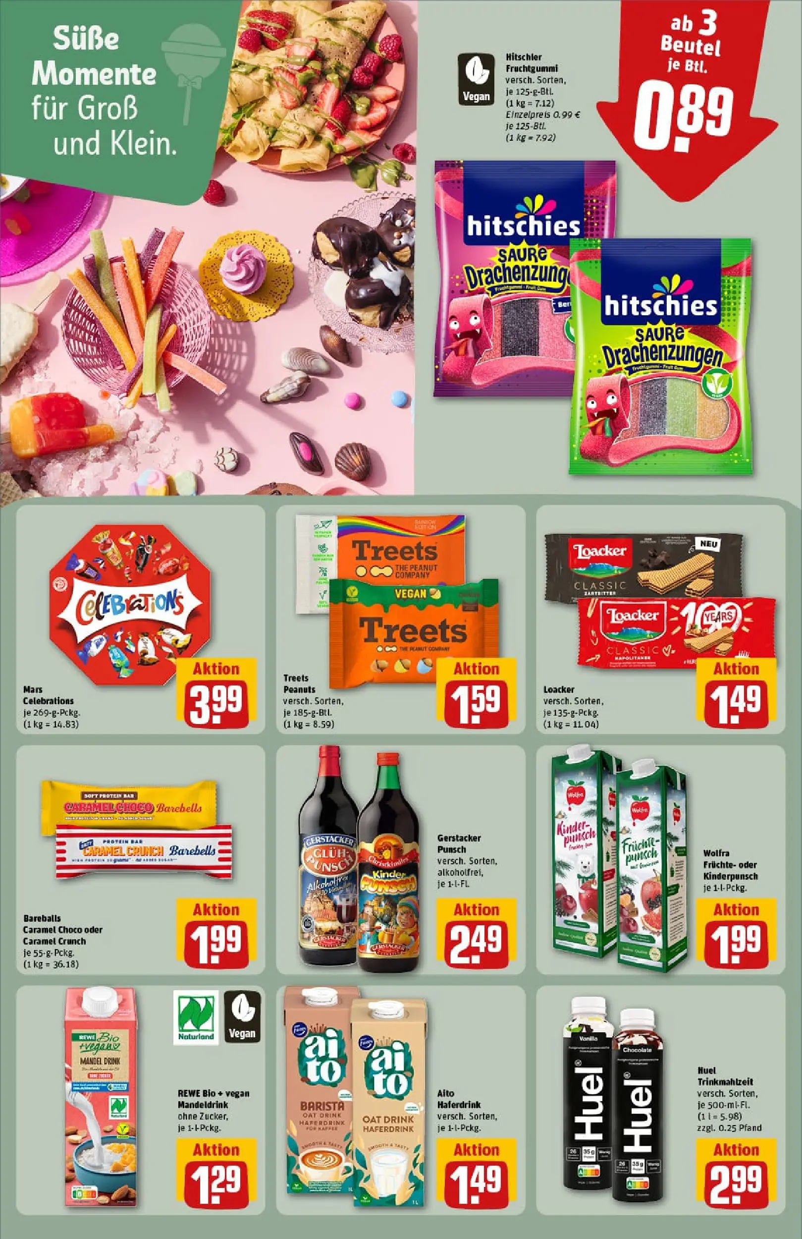 REWE Prospekt ab 10.11.2025 zum Blättern » Angebote | Seite: 19 | Produkte: Celebrations, Mars, Haferdrink