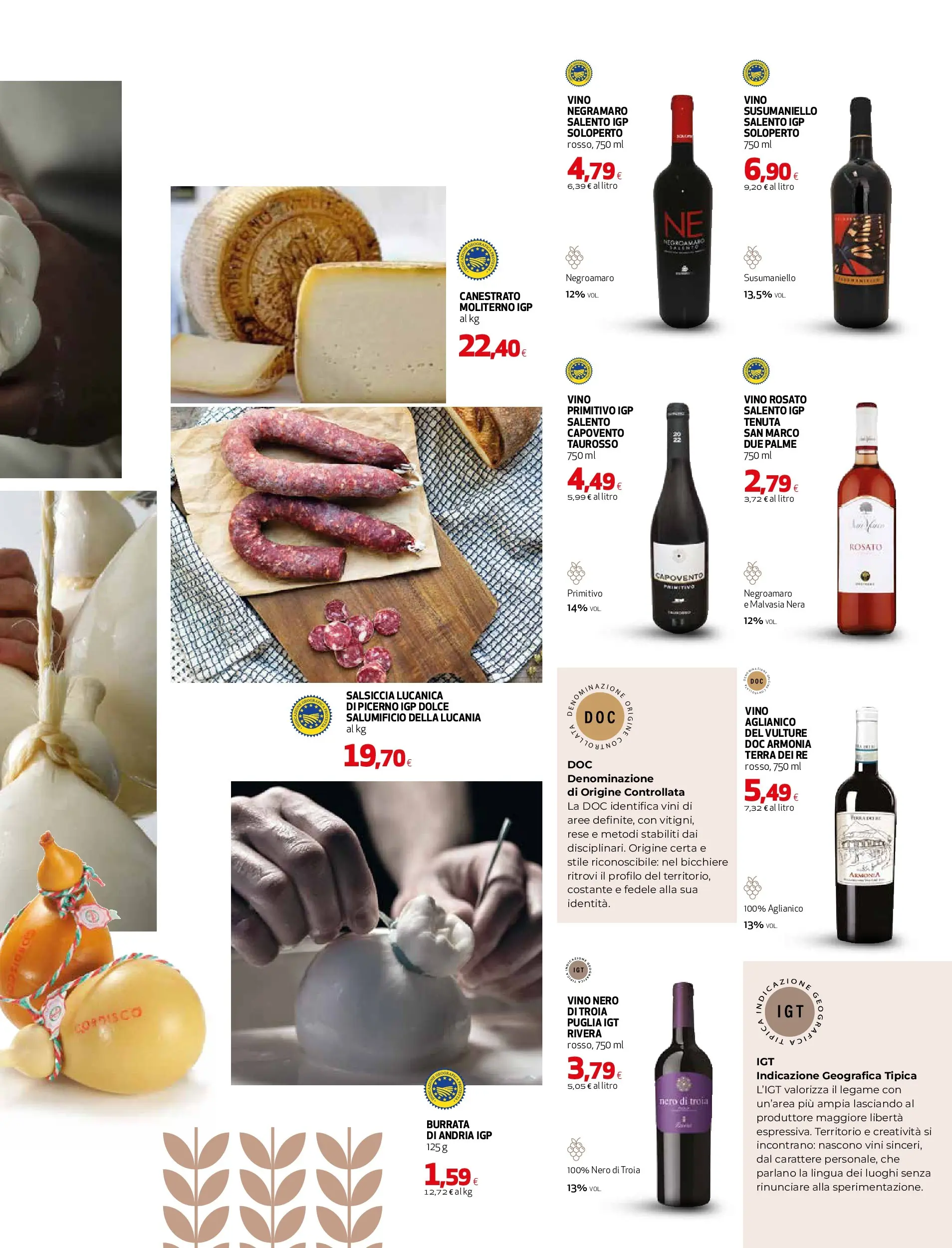 Anteprima volantino Ipercoop dal ﻿06/11/2025﻿ ﻿- nuovo offerte | Pagina: 3 | Prodotti: Salsiccia, Vino, Burrata, Terra