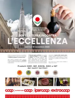 Anteprima del volantino Ipercoop - DOVE LA TERRA INCONTRA L’ECCELLENZA valido a partire dal 06.11.2025