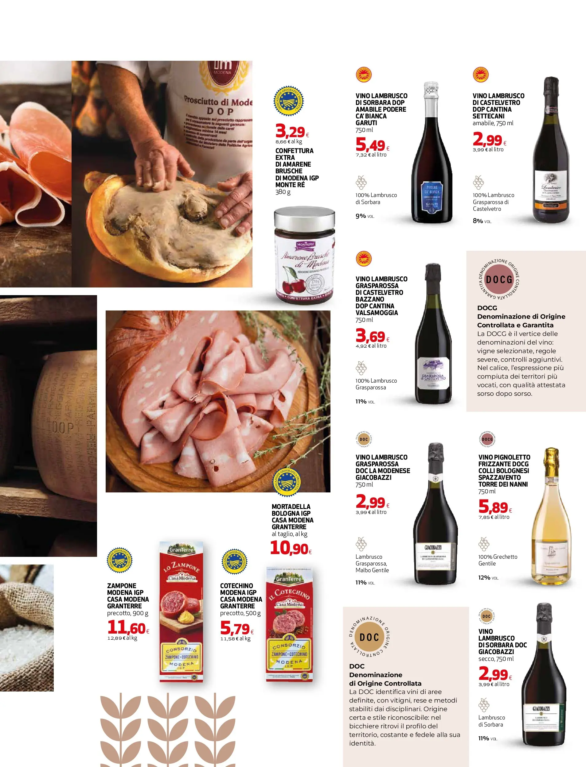 Anteprima volantino Ipercoop dal ﻿05/11/2025﻿ ﻿- nuovo offerte | Pagina: 3 | Prodotti: Vino, Lampone, Mortadella, Cotechino