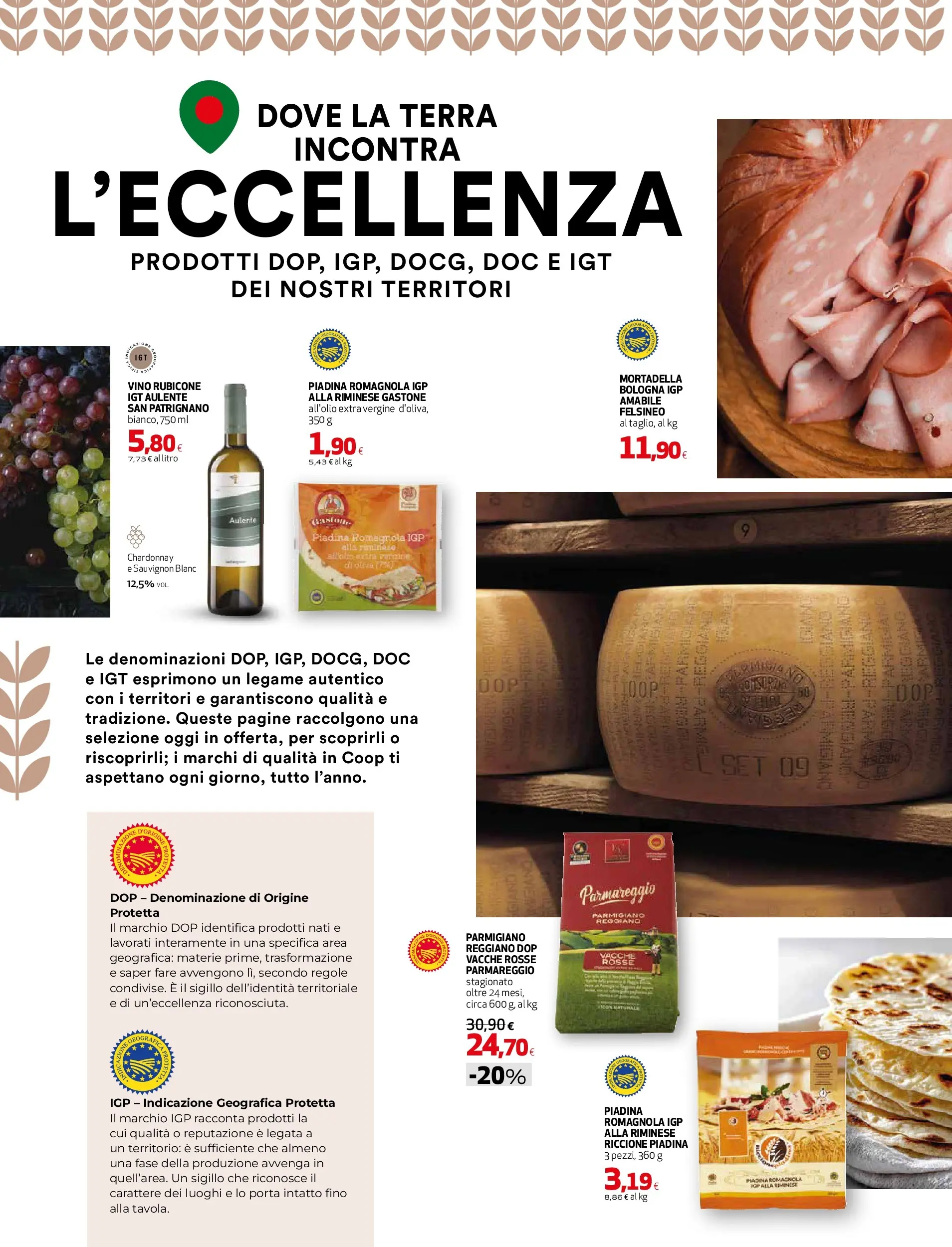 Anteprima volantino Ipercoop dal ﻿06/11/2025﻿ ﻿- nuovo offerte | Pagina: 2 | Prodotti: Vino, Mortadella, Parmigiano, Terra