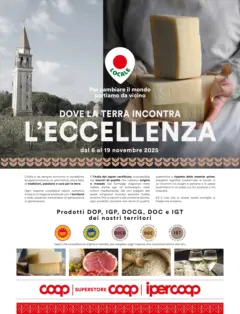 Anteprima del volantino Ipercoop - DOVE LA TERRA INCONTRA L’ECCELLENZA valido a partire dal 06.11.2025
