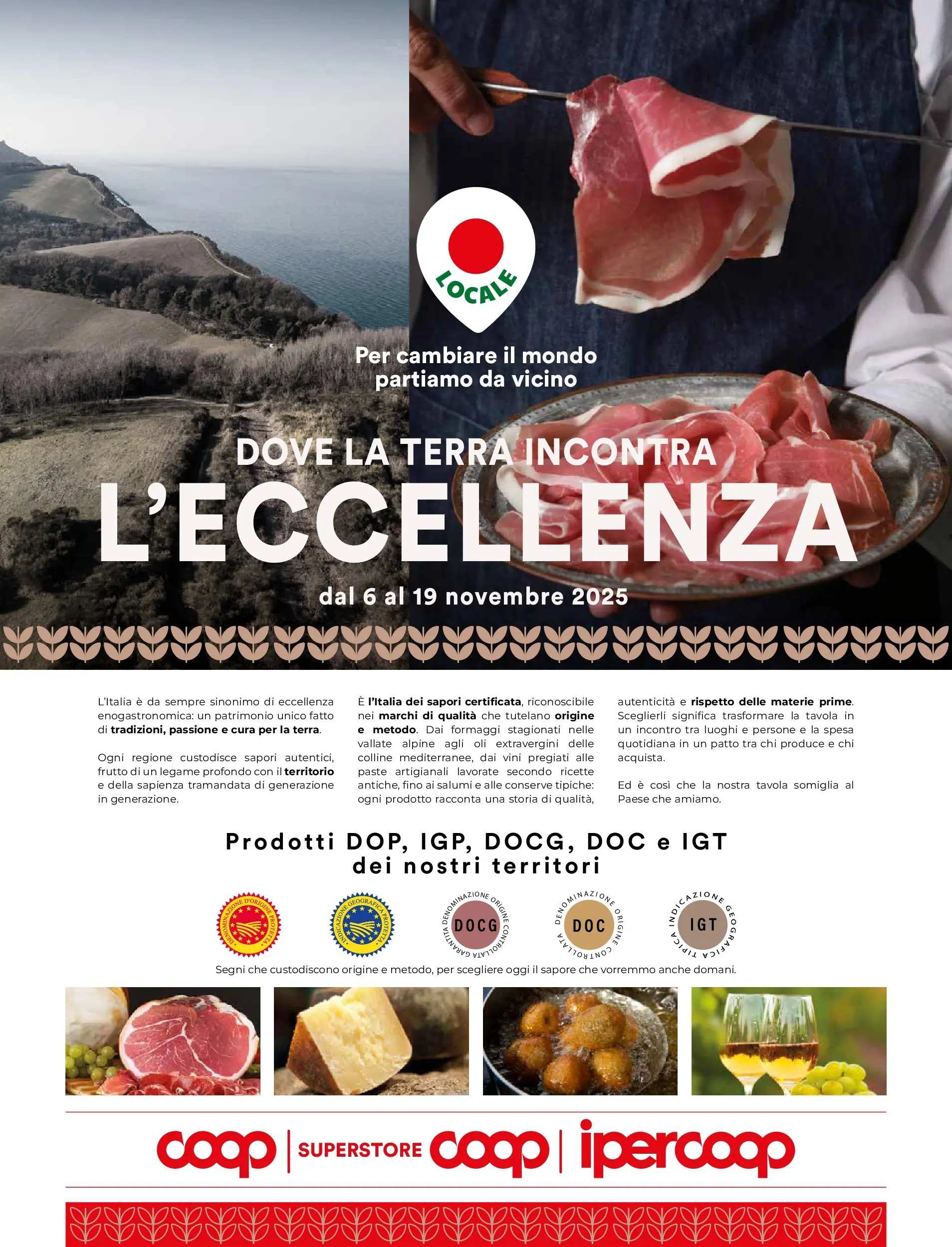 Anteprima volantino Ipercoop dal ﻿06/11/2025﻿ ﻿- nuovo offerte | Pagina: 1 | Prodotti: Terra