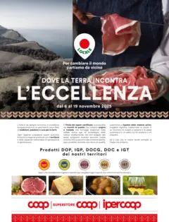 Anteprima del volantino Ipercoop - DOVE LA TERRA INCONTRA L’ECCELLENZA valido a partire dal 06.11.2025