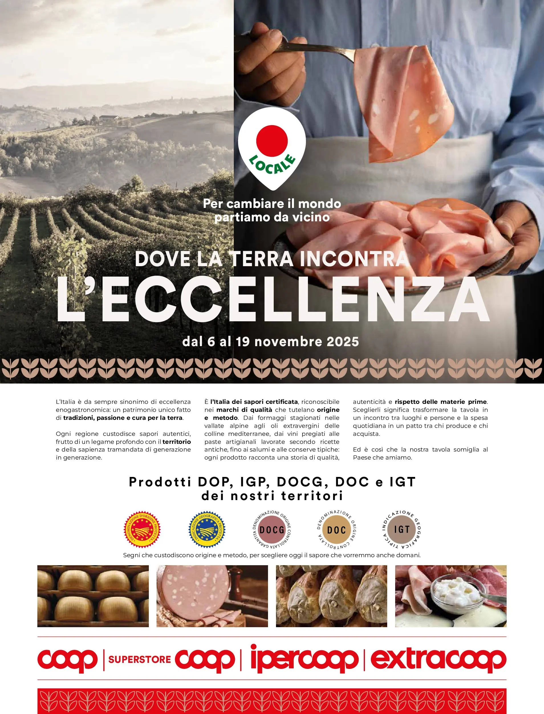 Anteprima volantino Ipercoop dal ﻿06/11/2025﻿ ﻿- nuovo offerte | Pagina: 1 | Prodotti: Terra