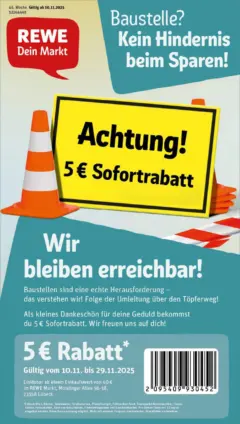 Rewe prospekt Lübeck	 ab 10.11.2025 gültig