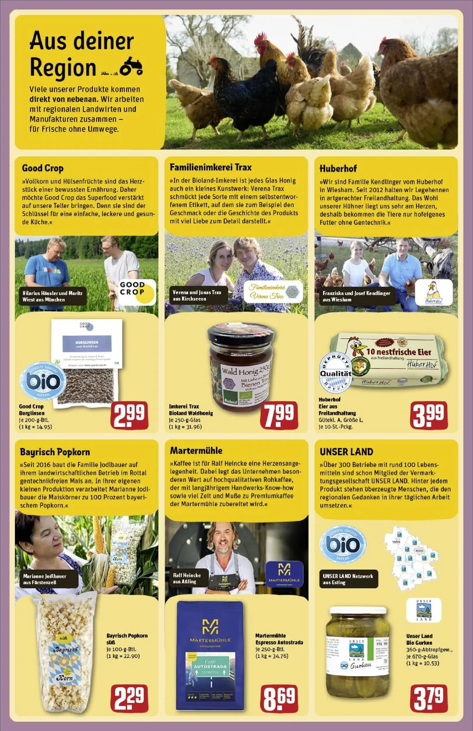 REWE Prospekt ab 09.11.2025 zum Blättern » Angebote | Seite: 2 | Produkte: Eier, Kaffee, Gurken