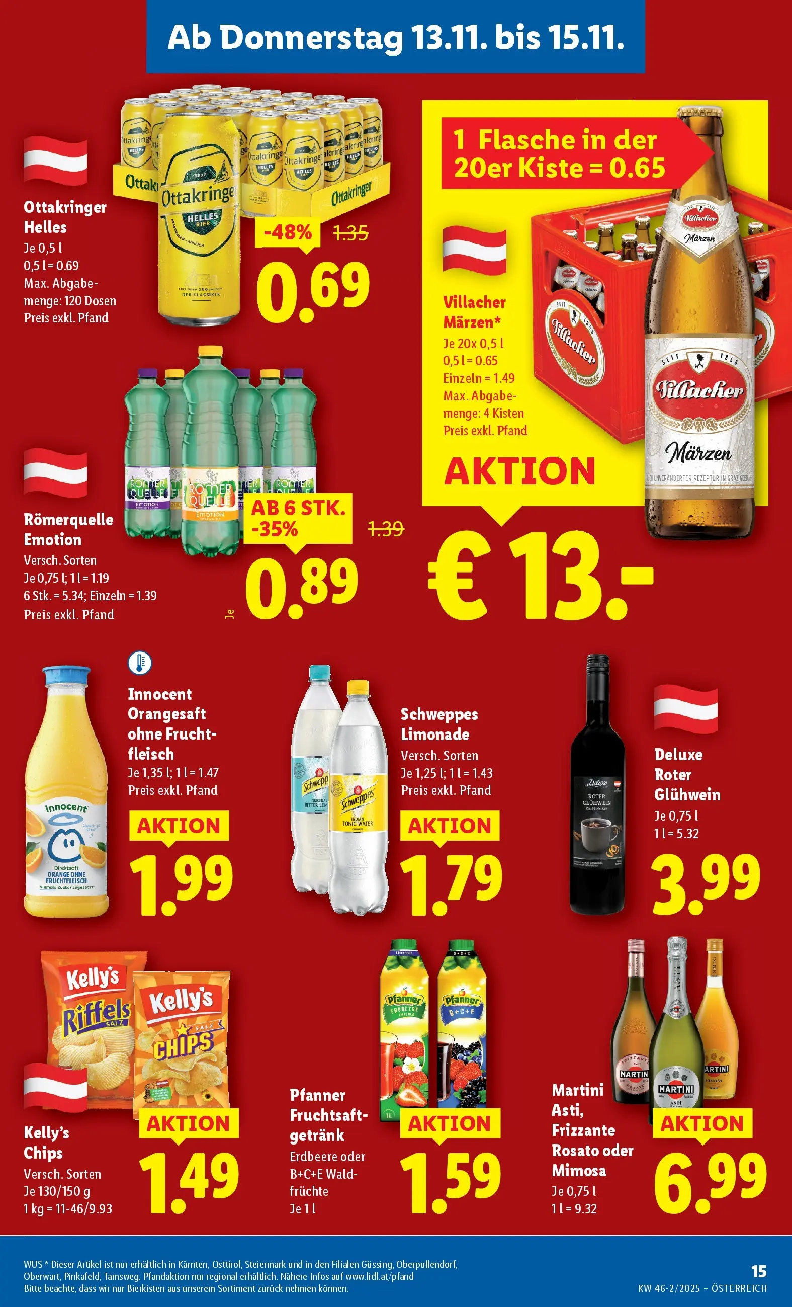 Lidl - Lidl: Flugblatt in deiner Nähe ab 12.11.2025 - Angebote ab donnerstag | Seite: 17 | Produkte: Chips, Salz, Zucker