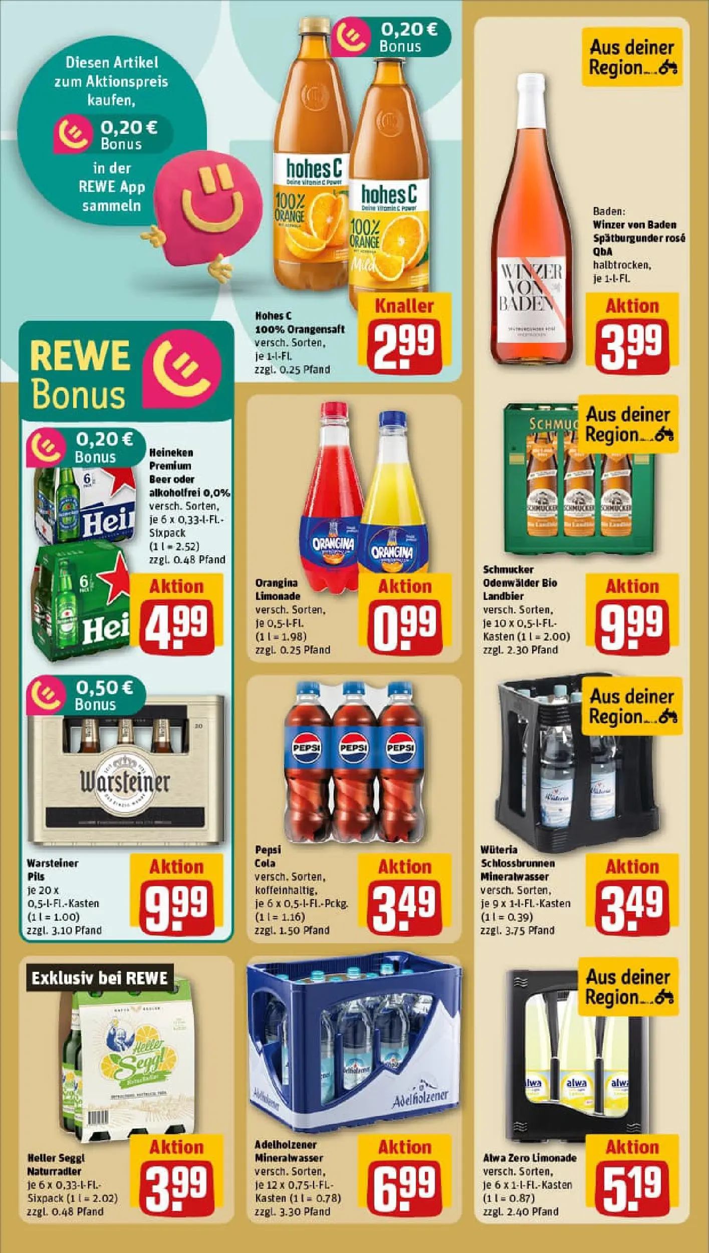 REWE Prospekt ab 10.11.2025 zum Blättern » Angebote | Seite: 18 | Produkte: Cola, Radler, Warsteiner, Pepsi