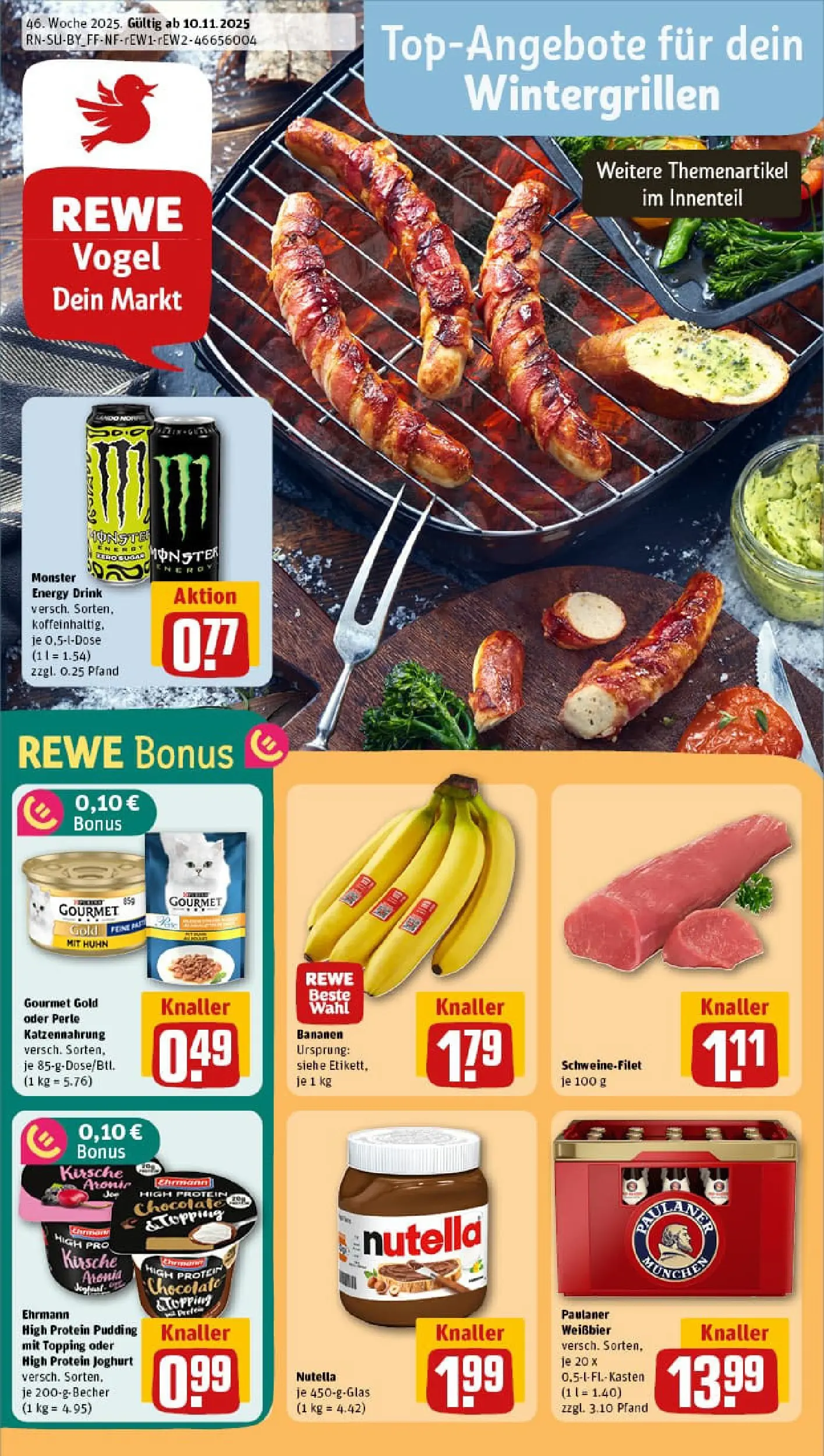 REWE Prospekt ab 09.11.2025 zum Blättern » Angebote | Seite: 1