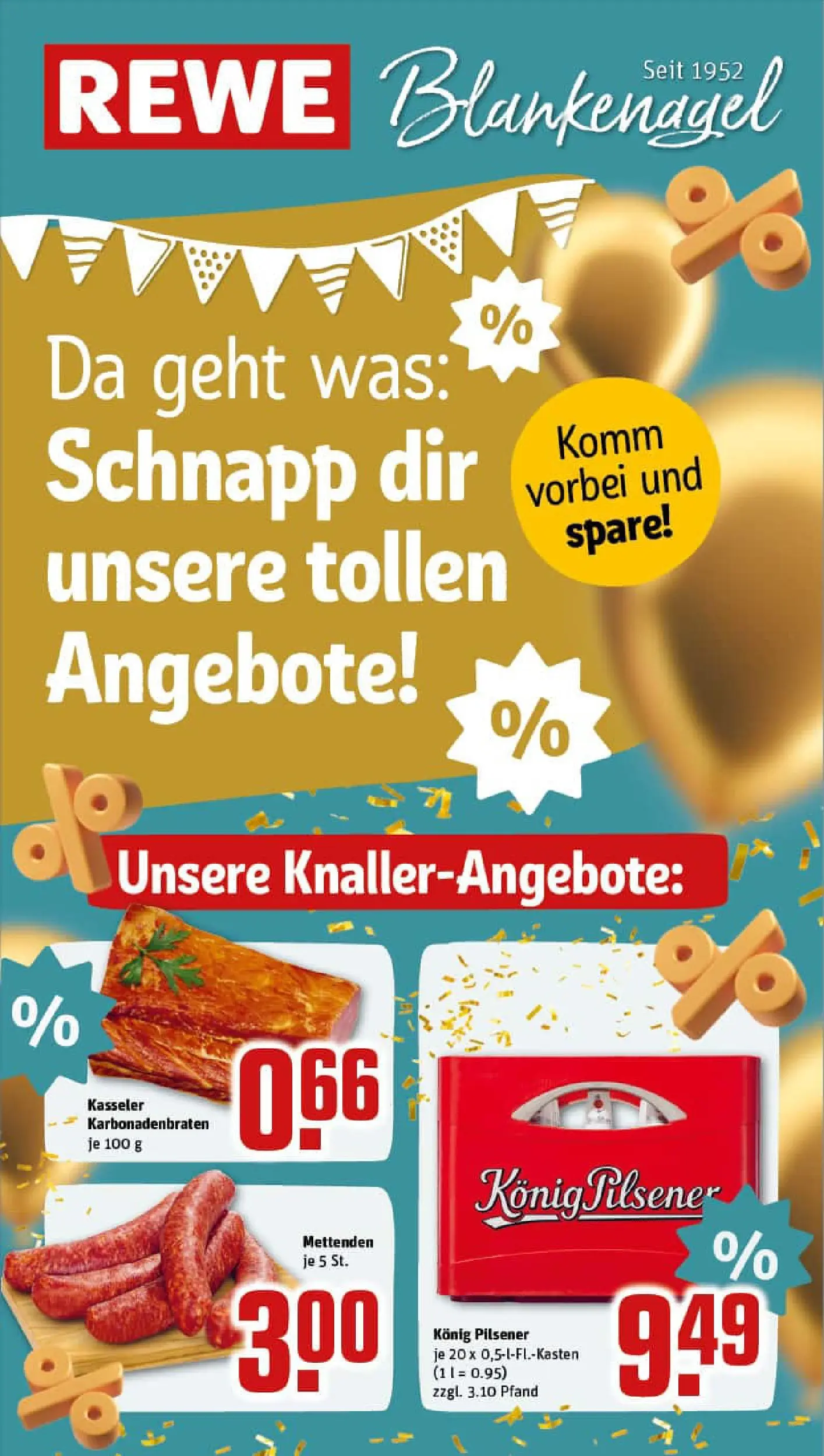 REWE Prospekt ab 10.11.2025 zum Blättern » Angebote | Seite: 1 | Produkte: Konig pilsener