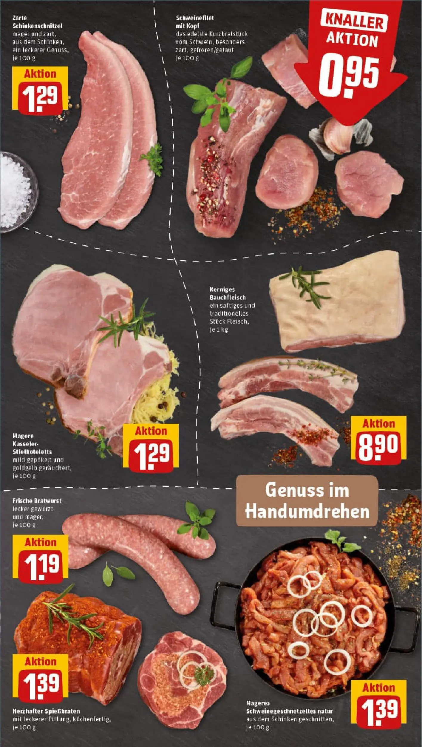 REWE Prospekt ab 10.11.2025 zum Blättern » Angebote | Seite: 7 | Produkte: Bratwurst, Schweinefilet, Schinken