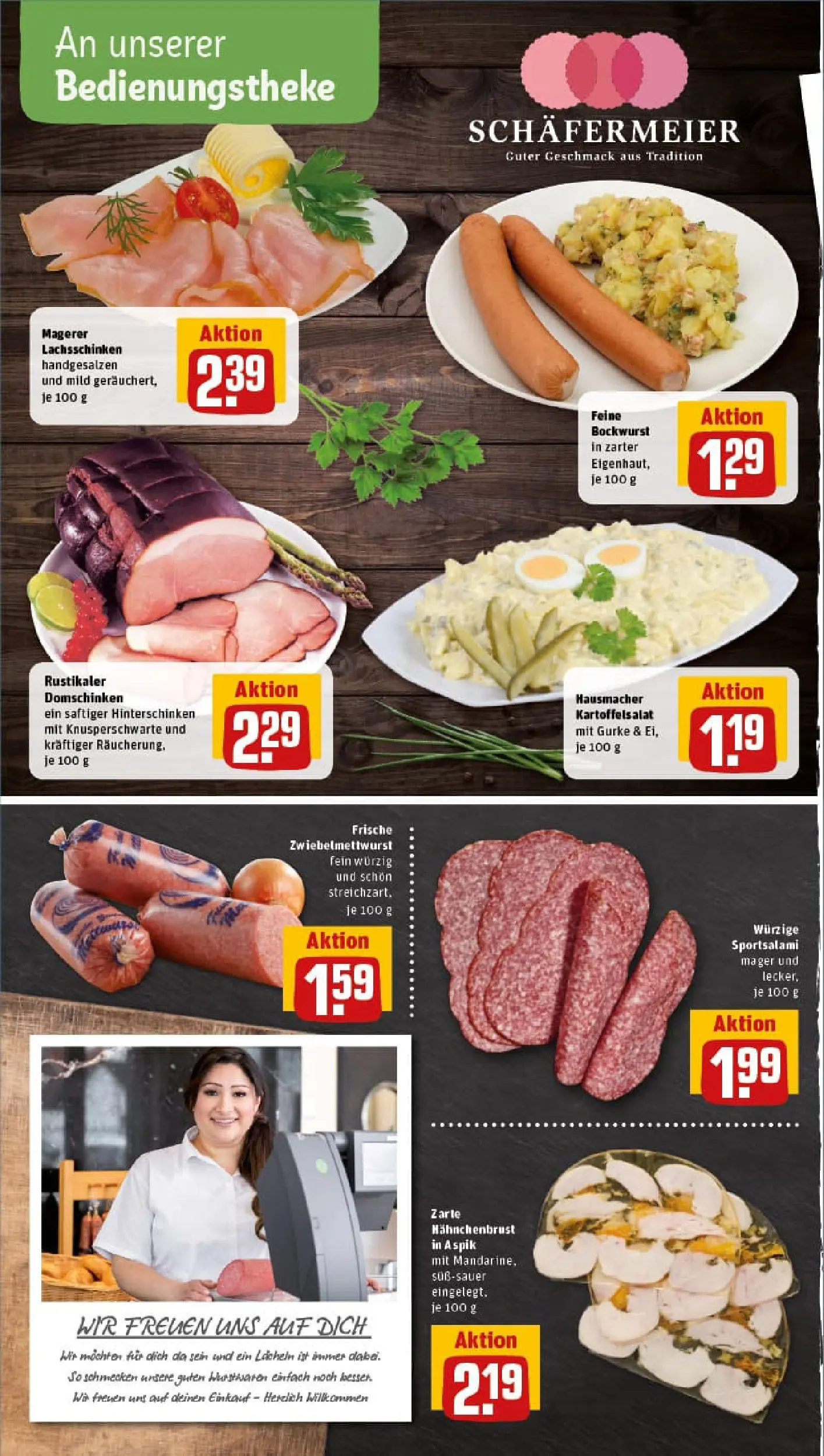 REWE Prospekt ab 10.11.2025 zum Blättern » Angebote | Seite: 8 | Produkte: Bockwurst, Hahnchenbrust