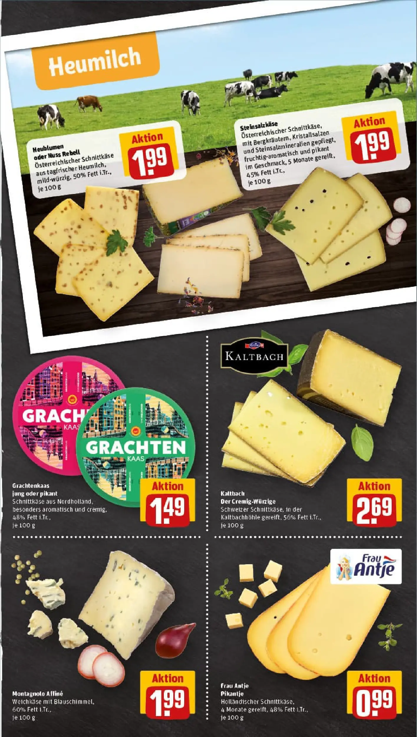REWE Prospekt ab 10.11.2025 zum Blättern » Angebote | Seite: 9 | Produkte: Käse