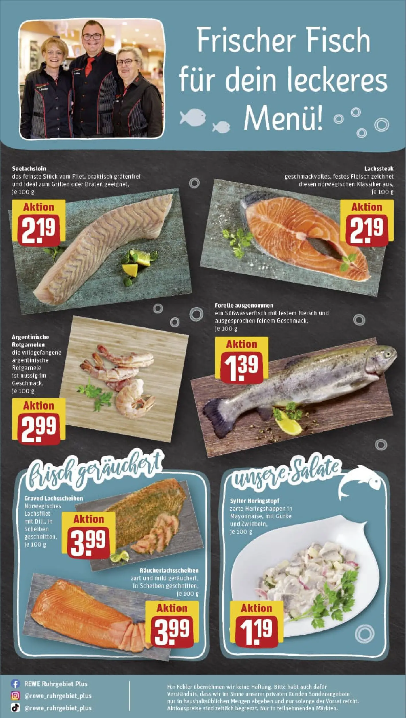 REWE Prospekt ab 10.11.2025 zum Blättern » Angebote | Seite: 30 | Produkte: Fisch, Fleisch