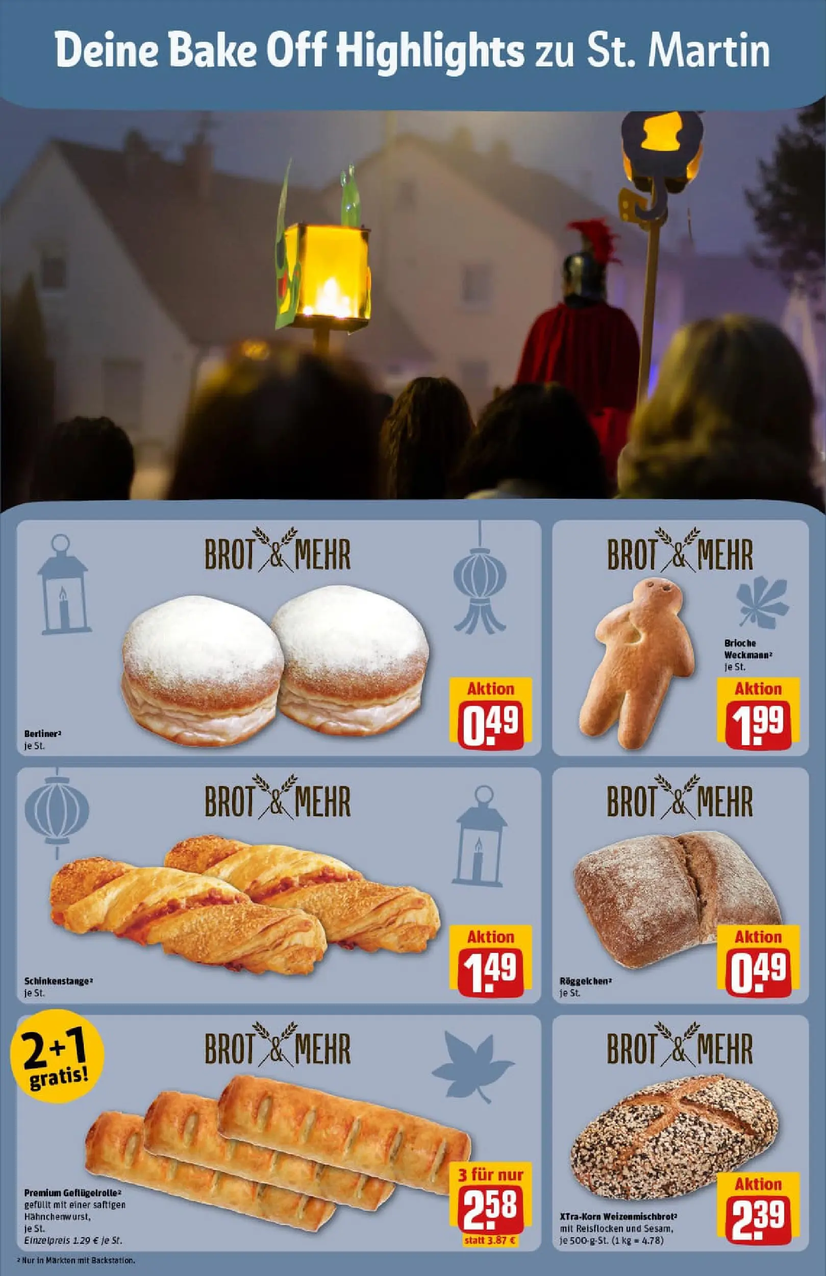 REWE Prospekt ab 10.11.2025 zum Blättern » Angebote | Seite: 14 | Produkte: Berliner, Brot